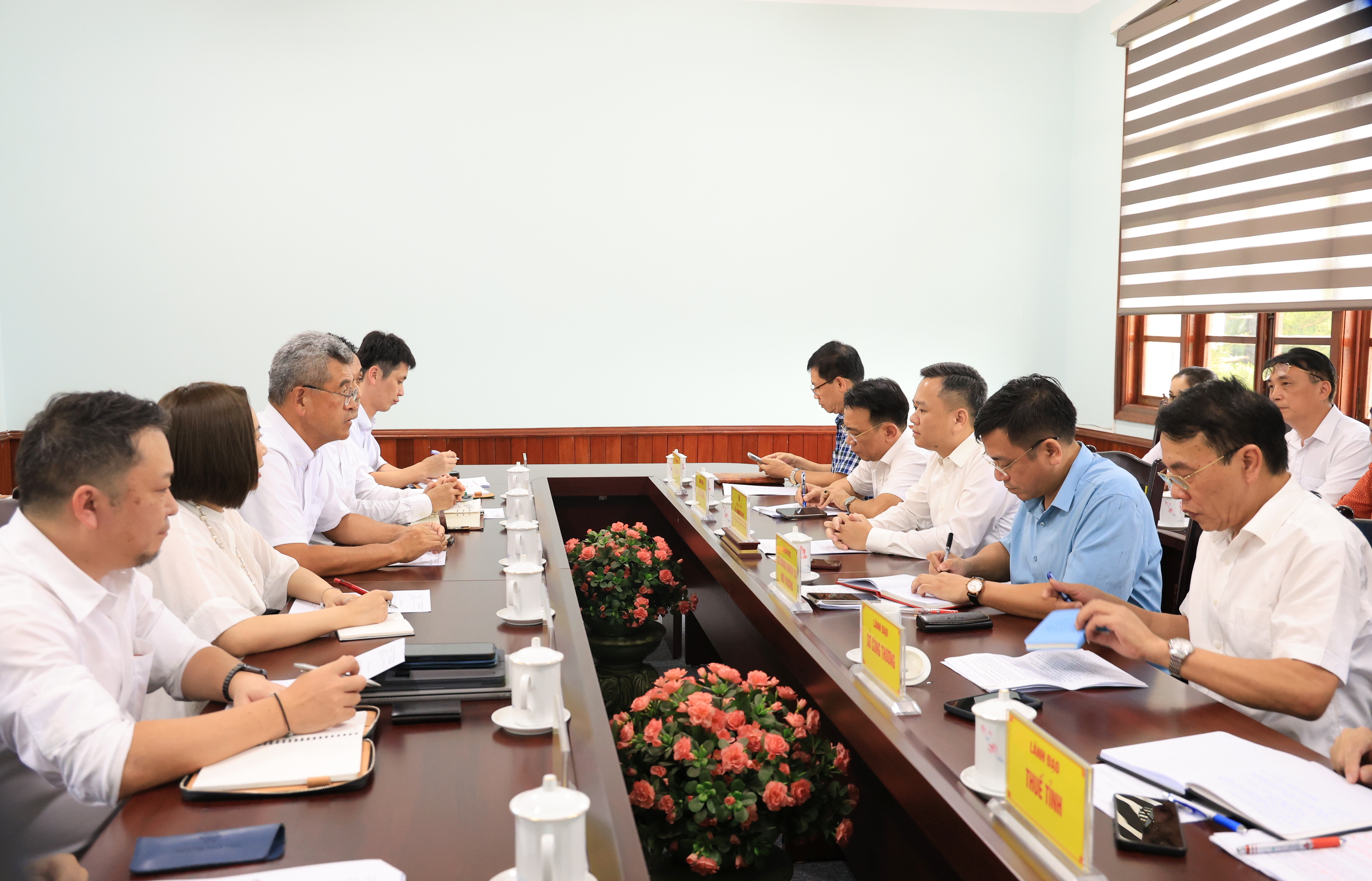Phó Chủ tịch UBND tỉnh Đỗ Hùng Đức làm việc với Công ty TNHH Điện sinh khối EREX Tuyên Quang