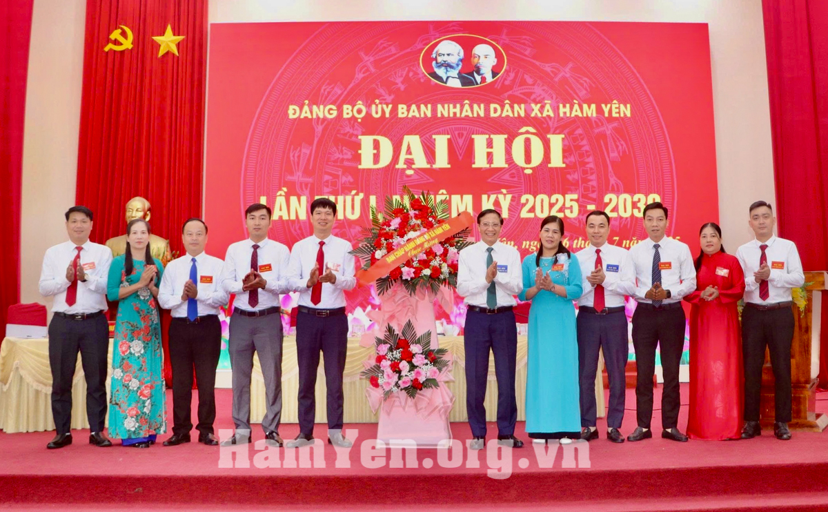 Đảng bộ UBND xã Hàm Yên tổ chức Đại hội lần thứ nhất, nhiệm kỳ 2025-2030
