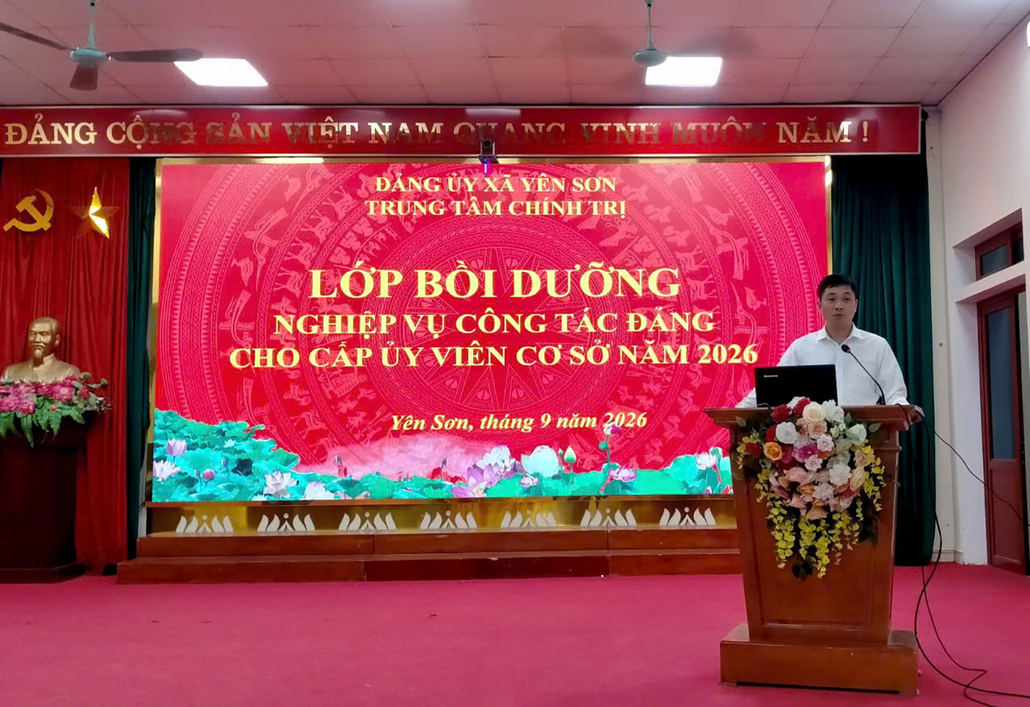 Trung tâm Chính trị Yên Sơn đẩy mạnh đổi mới phương pháp giảng dạy, góp phần nâng cao chất lượng đội ngũ cán bộ, đảng viên