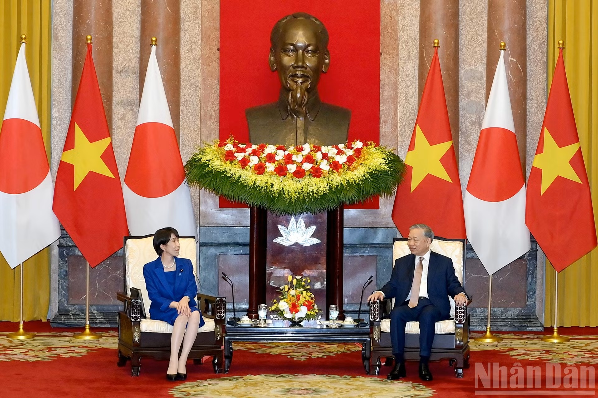 Tổng Bí thư, Chủ tịch nước Tô Lâm tiếp Thủ tướng Nhật Bản Takaichi Sanae