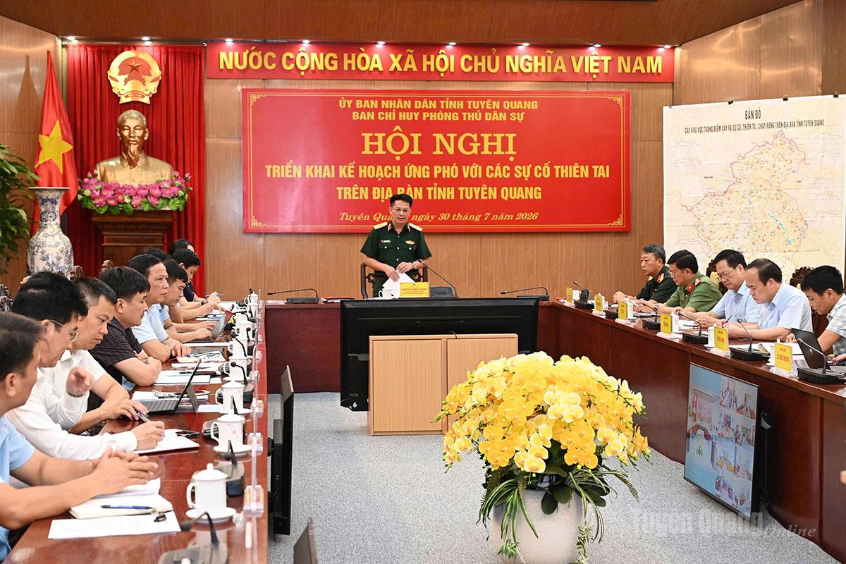 Triển khai kế hoạch ứng phó đồng bộ với các sự cố thiên tai