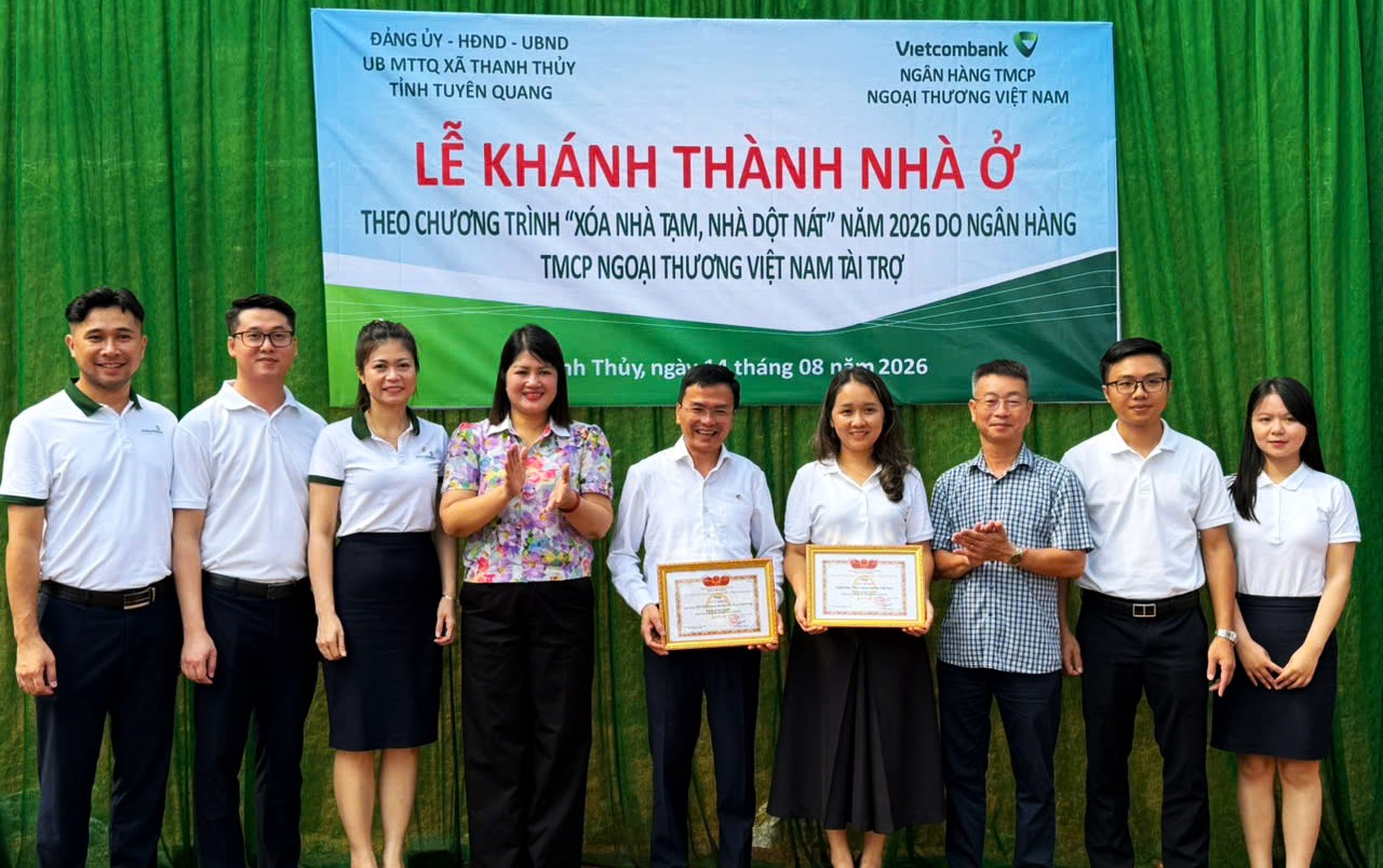 Xã Thanh Thủy khánh thành và bàn giao nhà ở theo chương trình xóa nhà tạm năm 2026