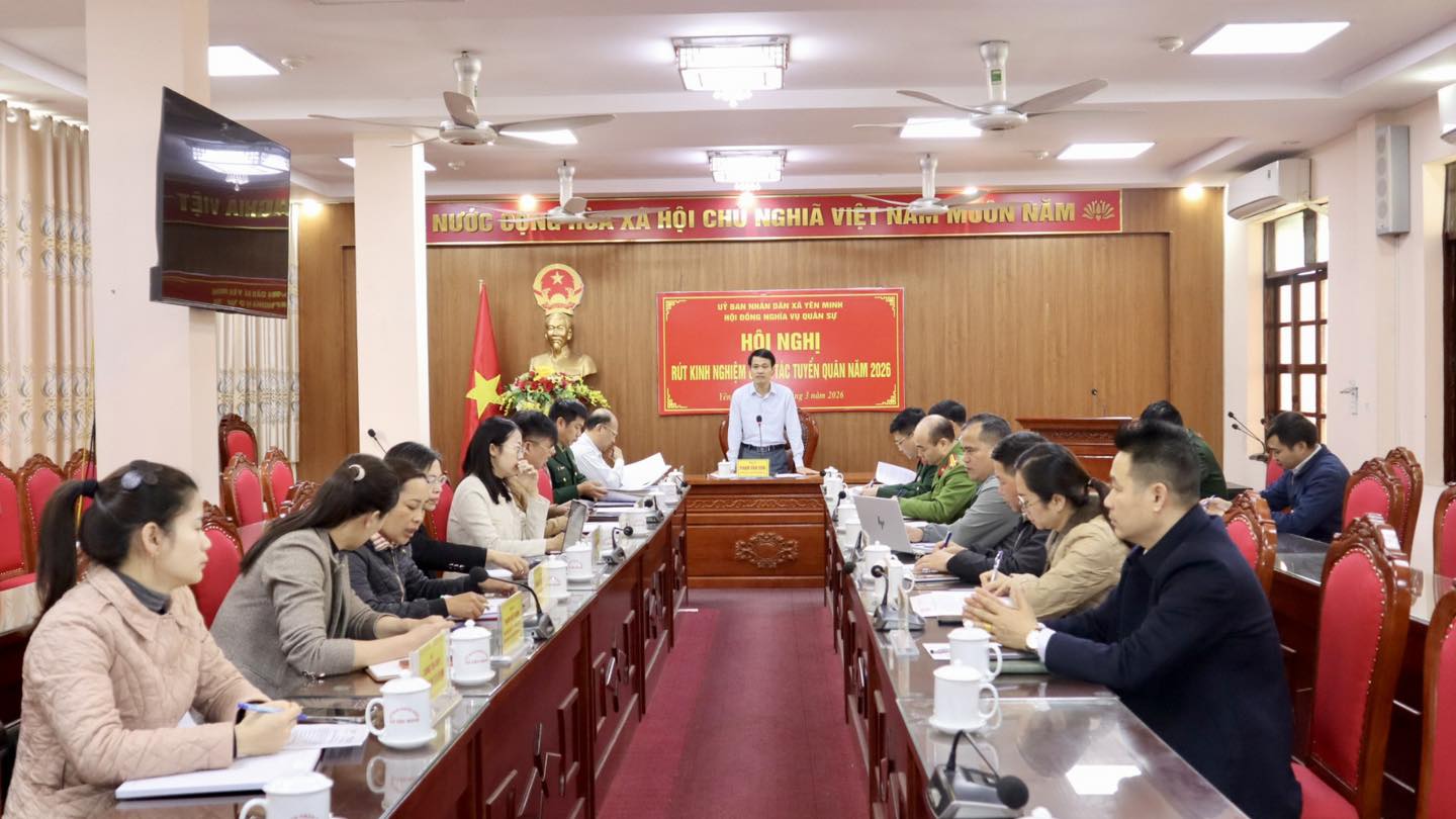 HỘI NGHỊ RÚT KINH NGHIỆM CÔNG TÁC TUYỂN QUÂN NĂM 2026