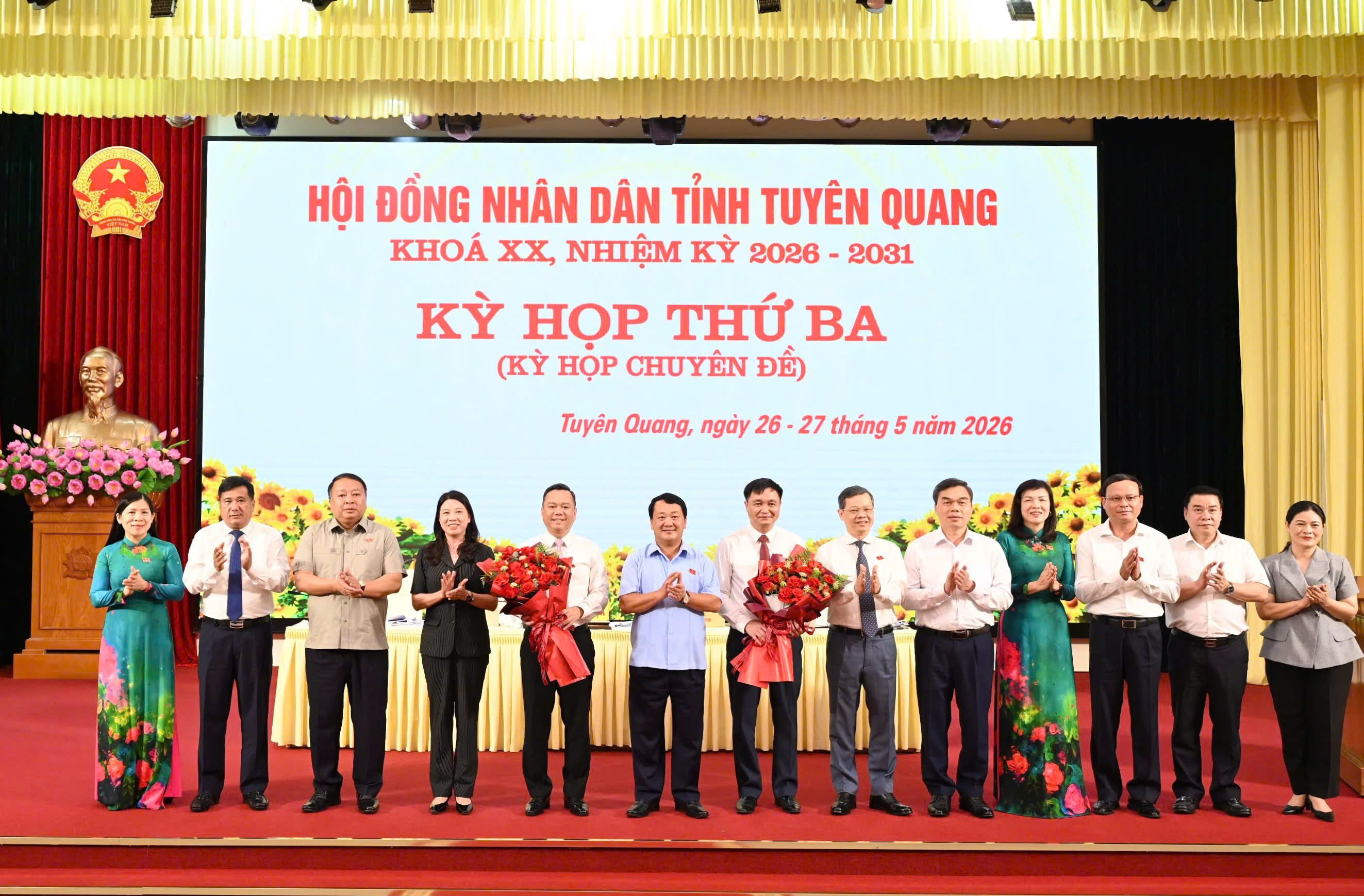 Khai mạc Kỳ họp thứ ba (Kỳ họp chuyên đề) HĐND tỉnh khóa XX