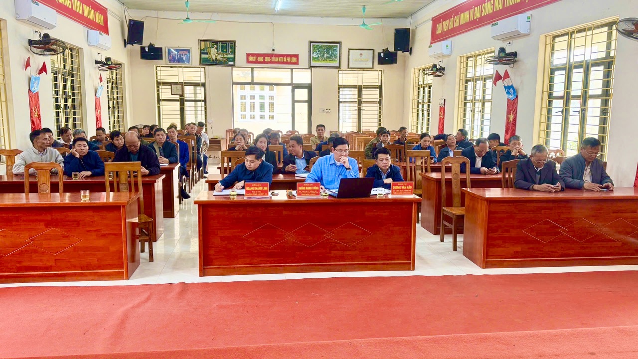 XÃ PHÚ LƯƠNG TỔ CHỨC HỘI NGHỊ TỔNG KẾT CÔNG TÁC THỦY LỢI NĂM 2025, TRIỂN KHAI NHIỆM VỤ NĂM 2026