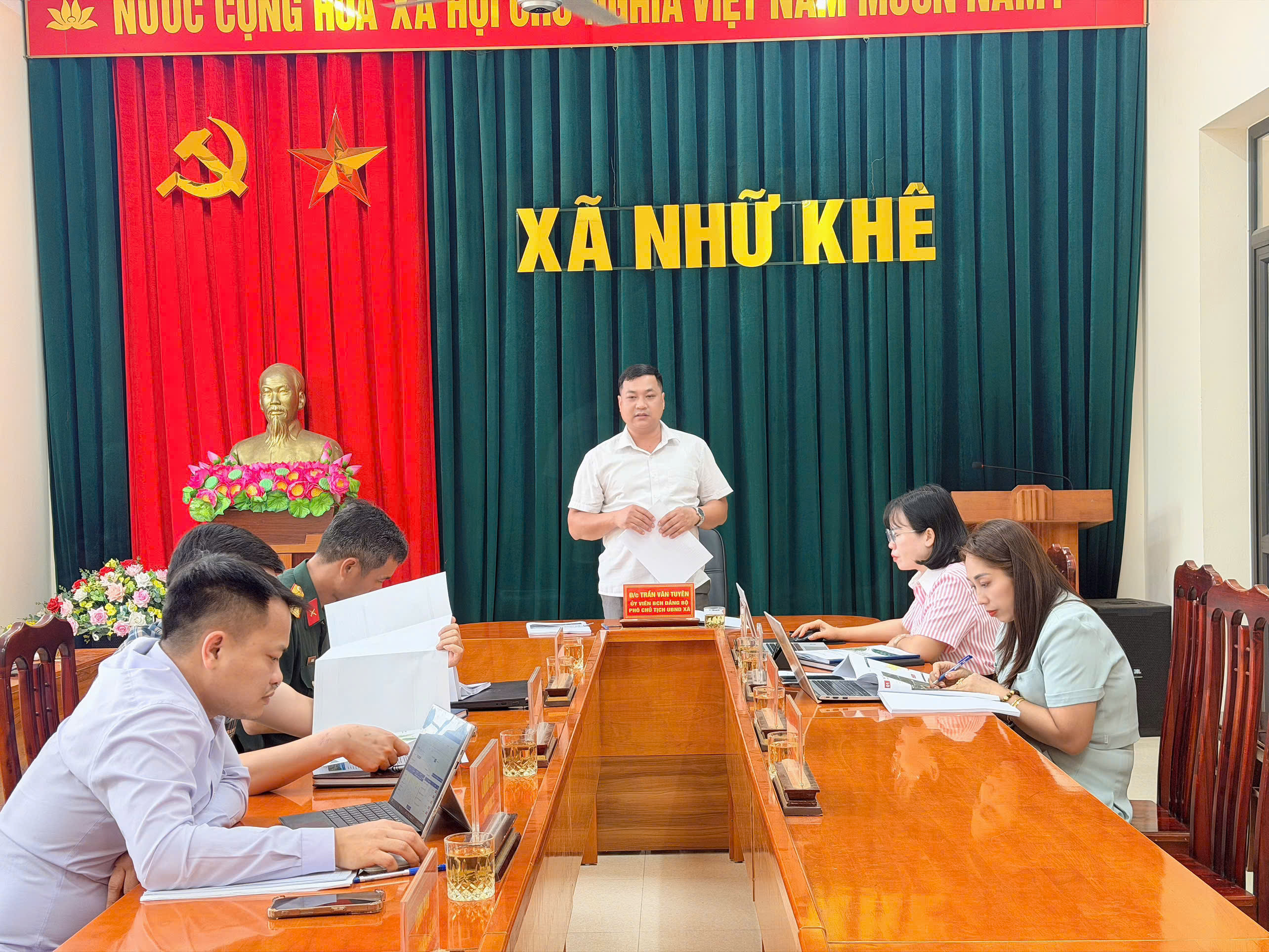 Xã Nhữ Khê tổ chức họp lấy ý kiến lập nhiệm vụ quy hoạch chung đô thị.