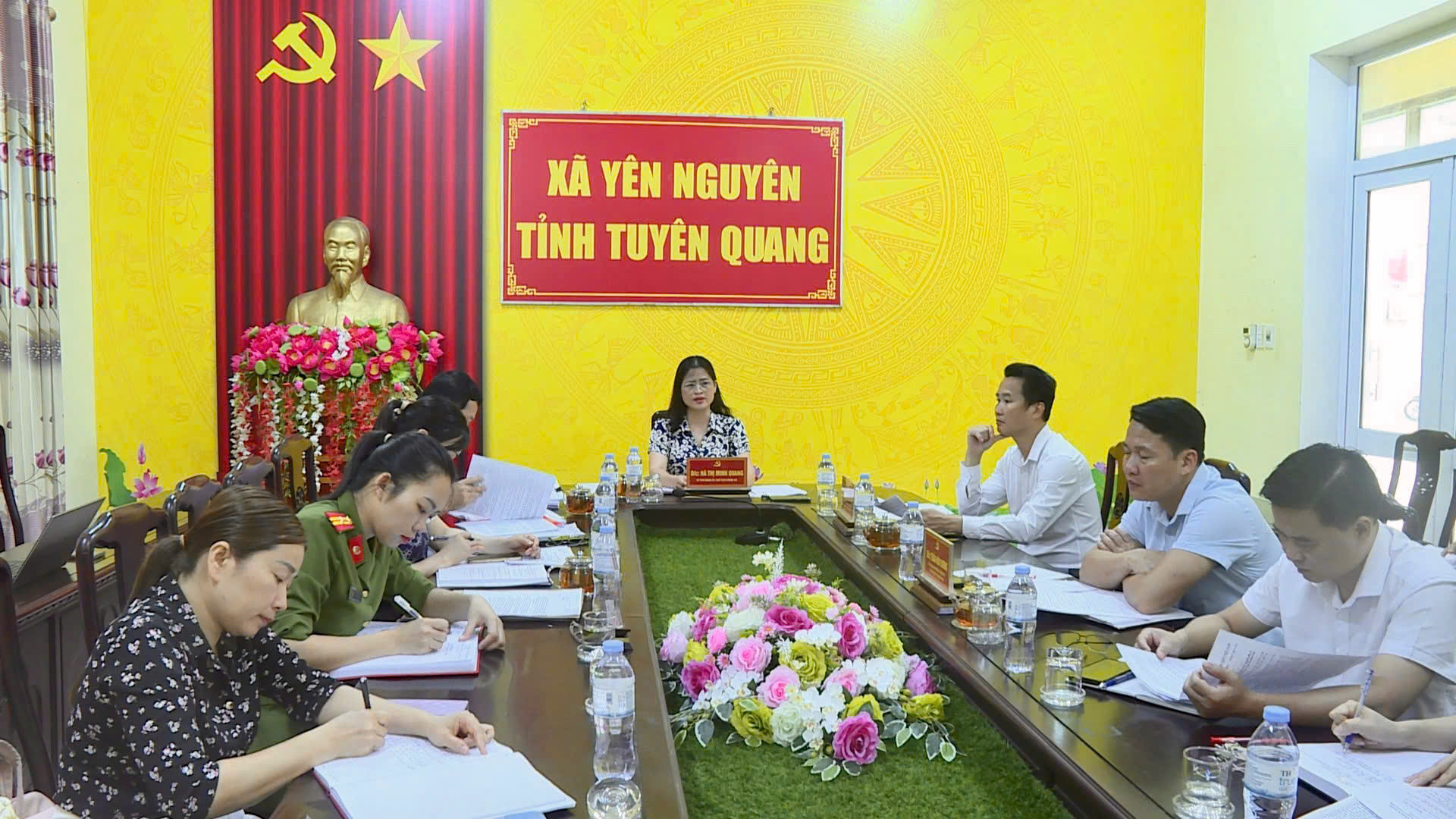 Ban Chỉ đạo về phát triển khoa học, công nghệ, đổi mới sáng tạo và chuyển đổi số xã Yên Nguyên tổ chức hội nghị sơ kết hoạt động quý I, triển khai phương hướng, nhiệm vụ quý II năm 2026