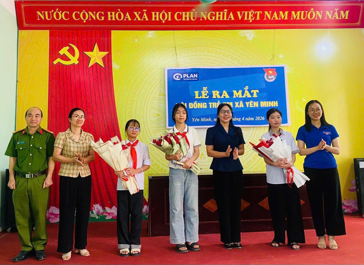 LỄ RA MẮT HỘI ĐỒNG TRẺ EM XÃ YÊN MINH NĂM 2026 