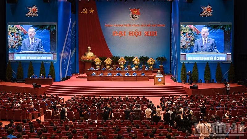 Khai mạc trọng thể Đại hội đại biểu toàn quốc Đoàn Thanh niên Cộng sản Hồ Chí Minh lần thứ XIII