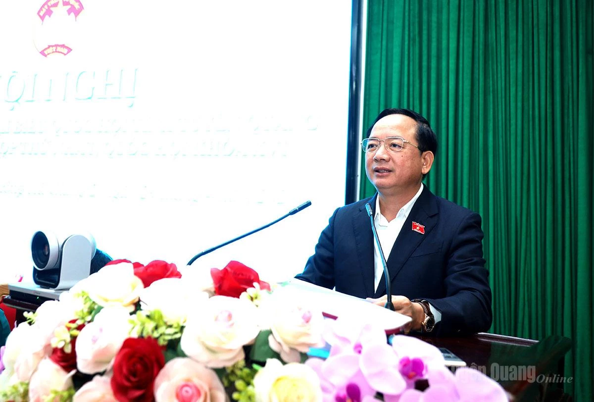 Đồng chí Trịnh Văn Quyết tiếp xúc cử tri sau Kỳ họp thứ Nhất, Quốc hội khóa XVI