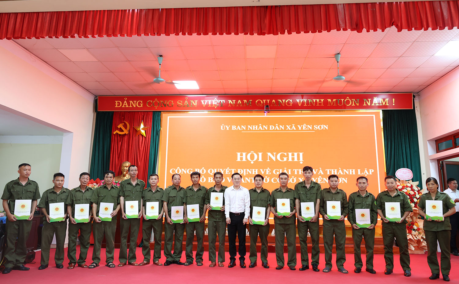 Yên Sơn thành lập 29 tổ bảo vệ an ninh trật tự ở cơ sở