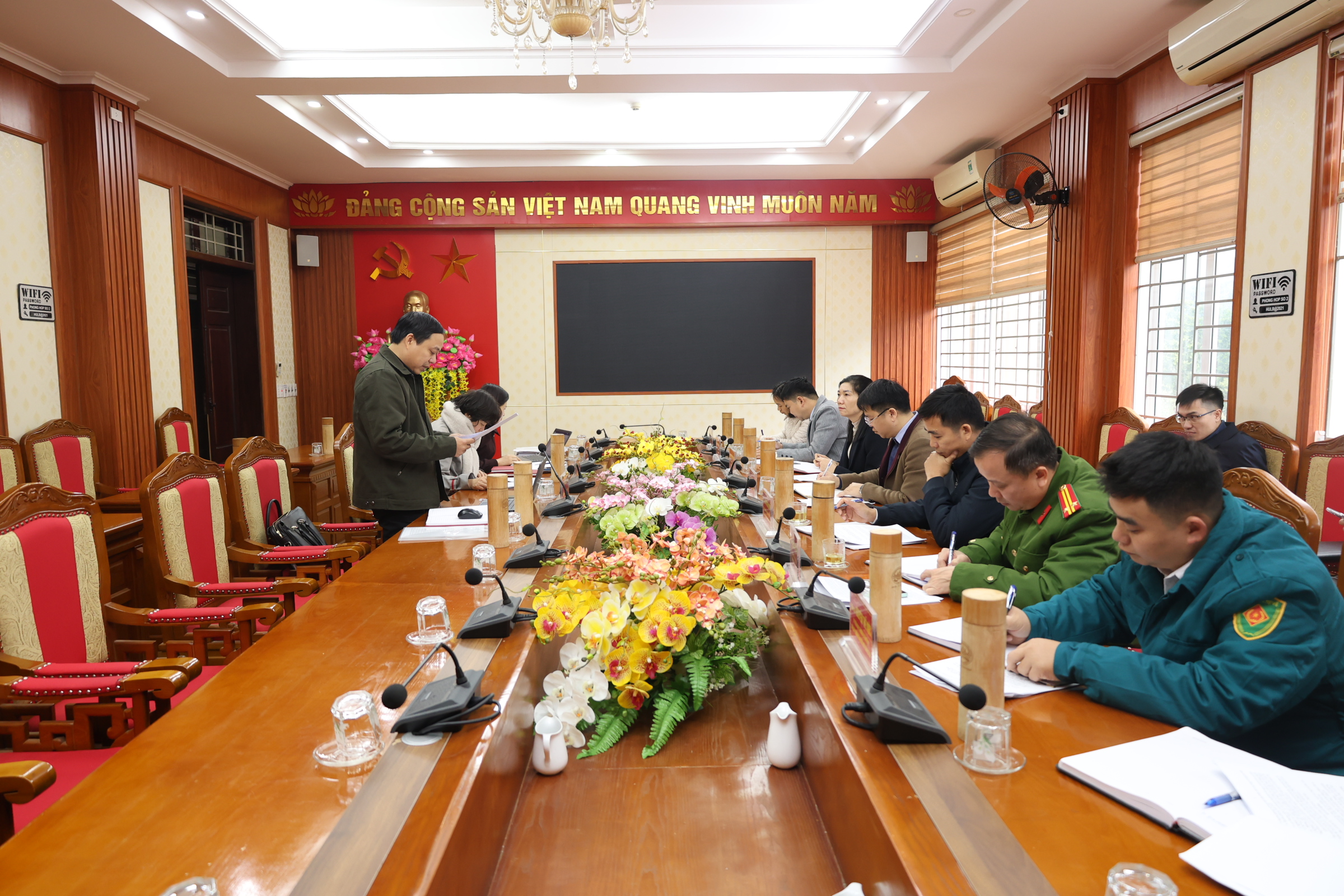 Đoàn kiểm tra số 63-QĐ/TU của Ban Thường vụ Tỉnh ủy làm việc với Đảng ủy xã Lâm Bình