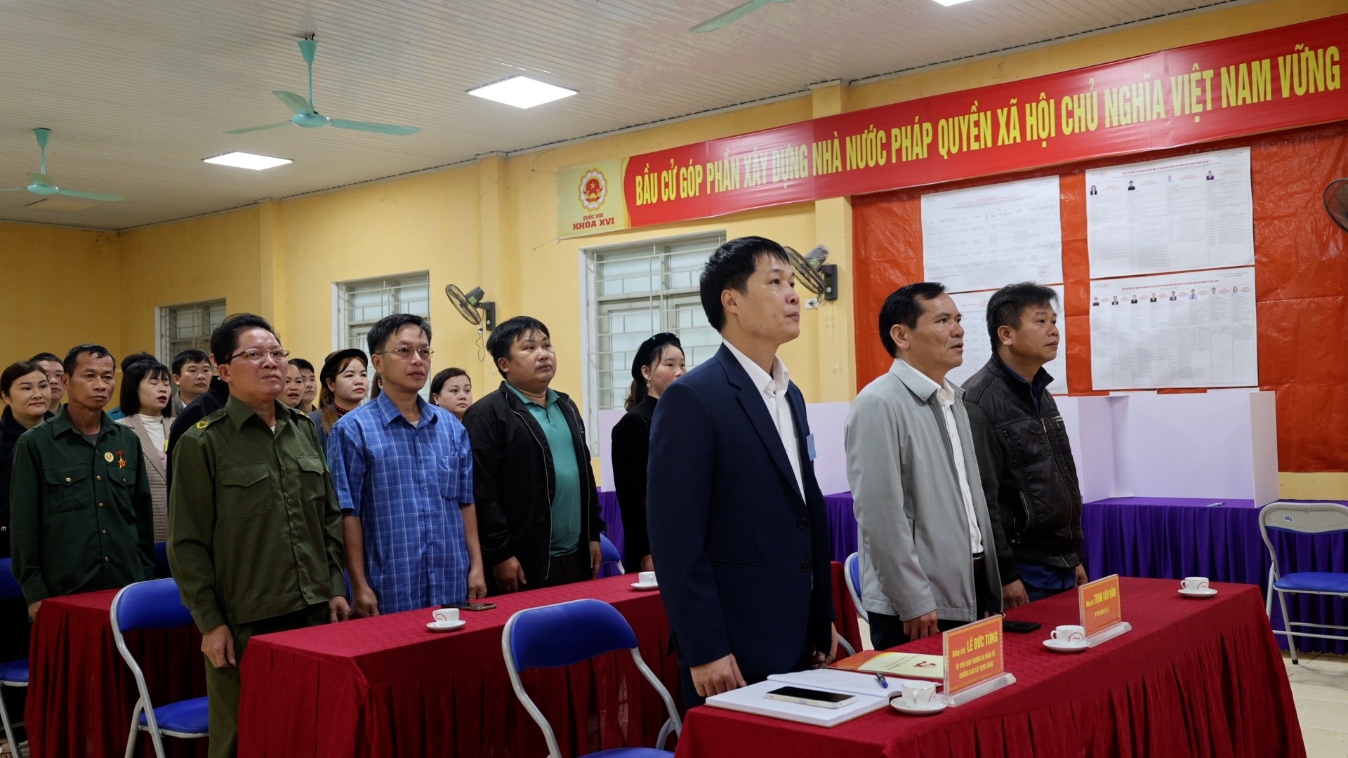 Hòa chung không khí “Ngày hội non sông” của dân tộc, sáng ngày 15/3, tại đơn vị bầu cử số 4, khu vực bỏ phiếu số 7 xã Bình An đã long trọng tổ chức Lễ khai mạc bầu cử đại biểu Quốc hội khóa XVI và đại biểu HĐND các cấp nhiệm kỳ 2026 - 2031.