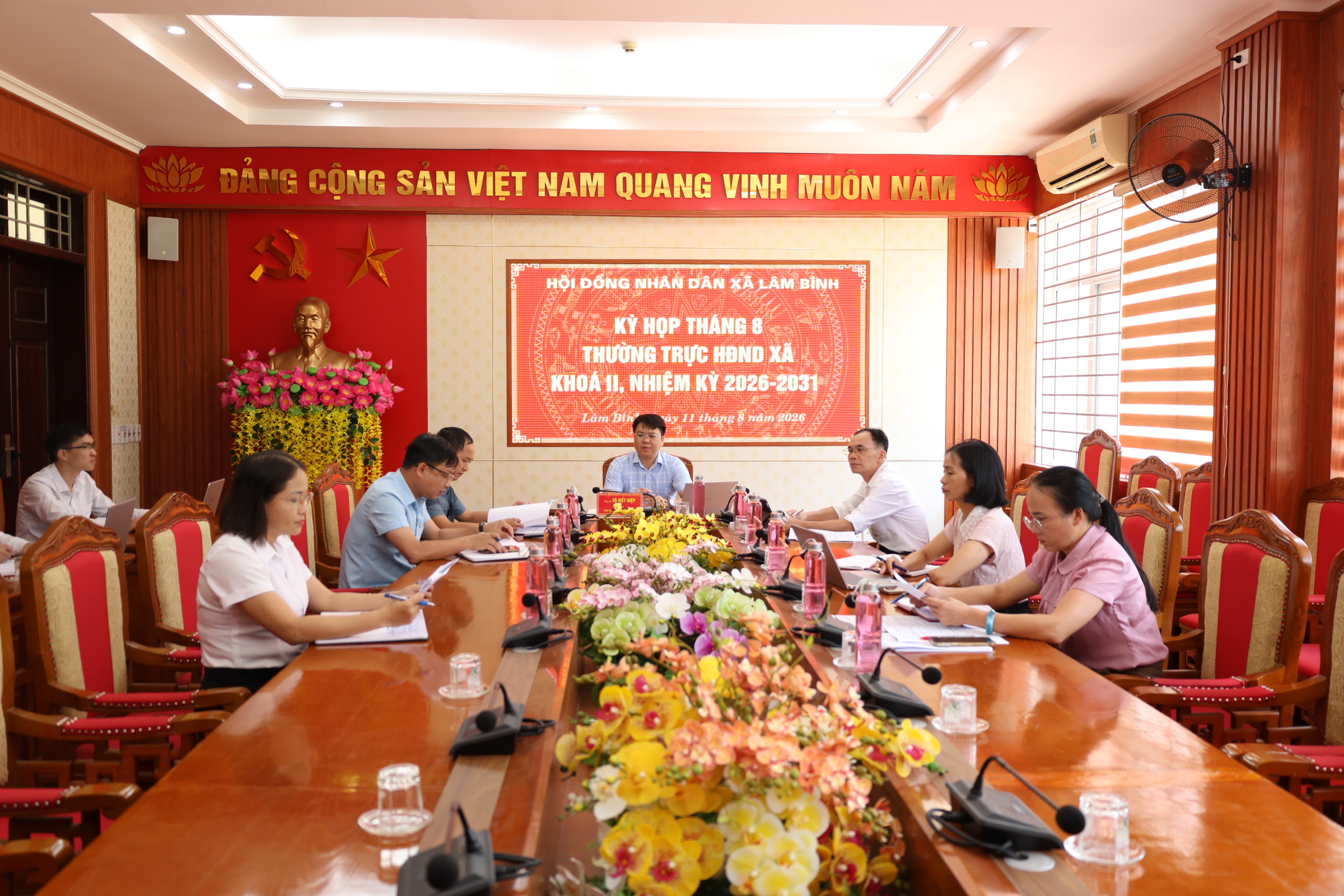 Kỳ họp tháng 8 Thường trực HĐND xã Lâm Bình khóa II, nhiệm kỳ 2026 – 2031
