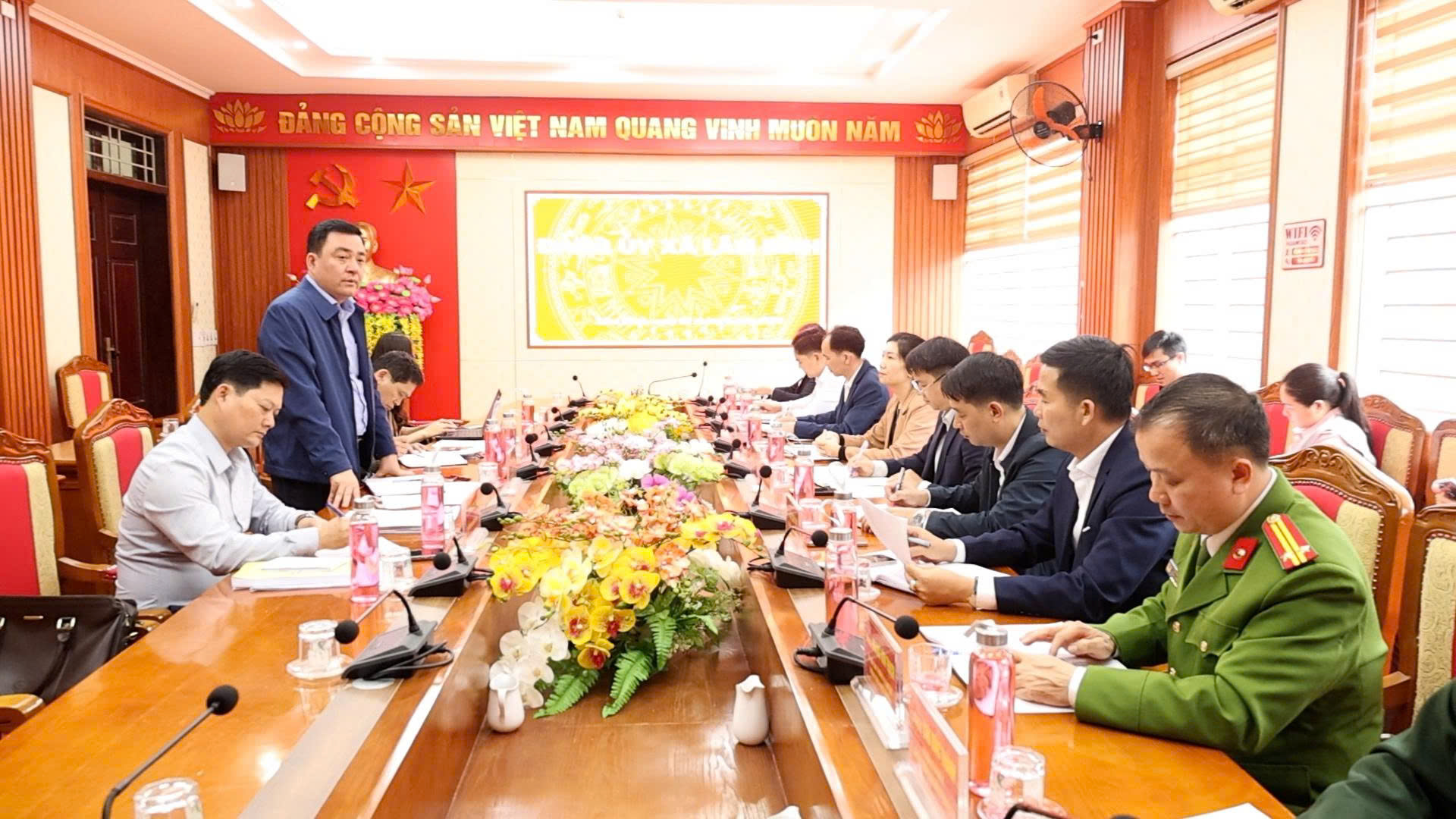 Đoàn giám sát số 194 của Ban Thường vụ Tỉnh uỷ làm việc với Đảng uỷ xã Lâm Bình