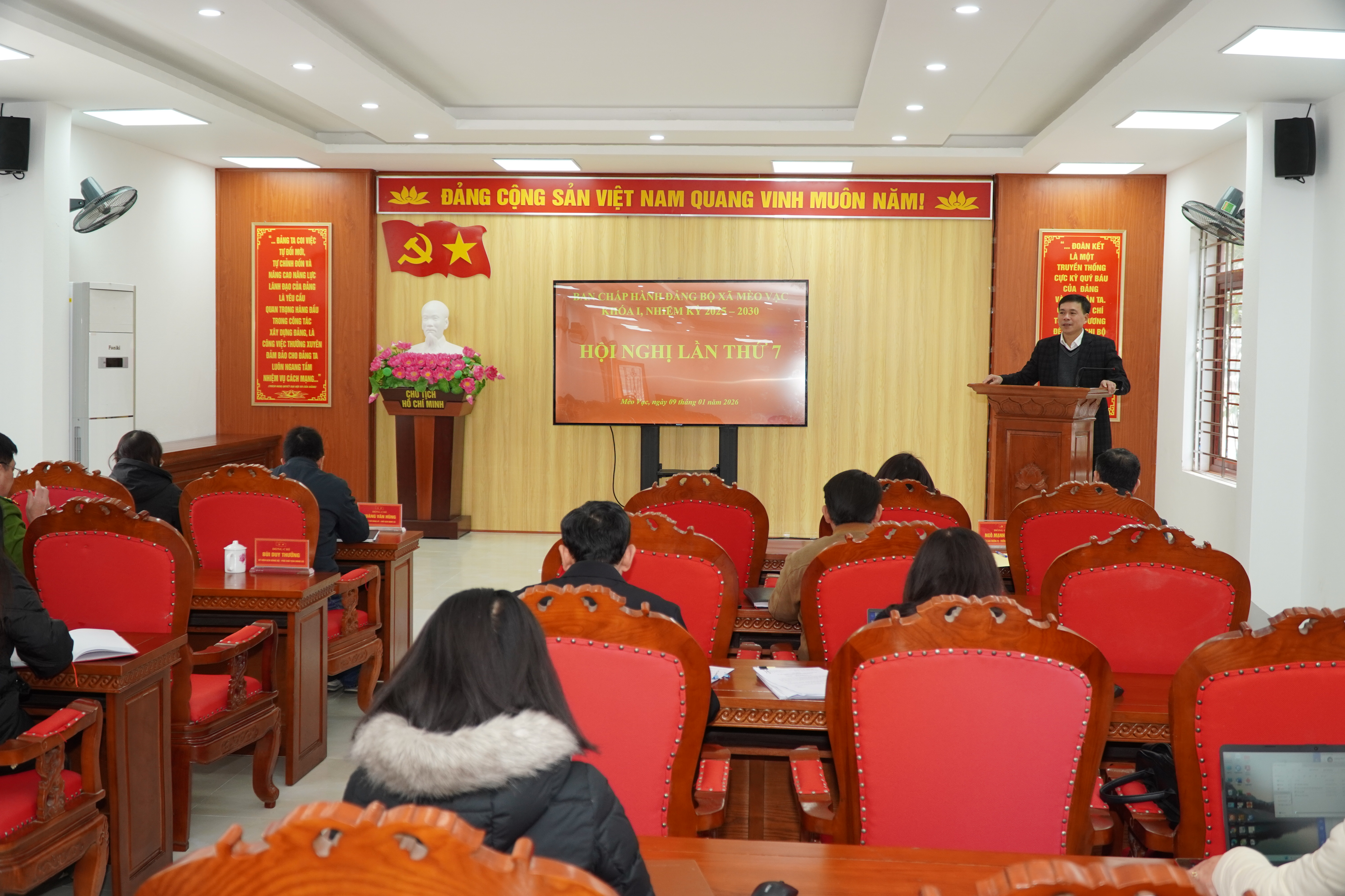 Hội nghị Ban Chấp hành Đảng bộ xã Mèo Vạc lần thứ 7, khóa I, nhiệm kỳ 2025 – 2030