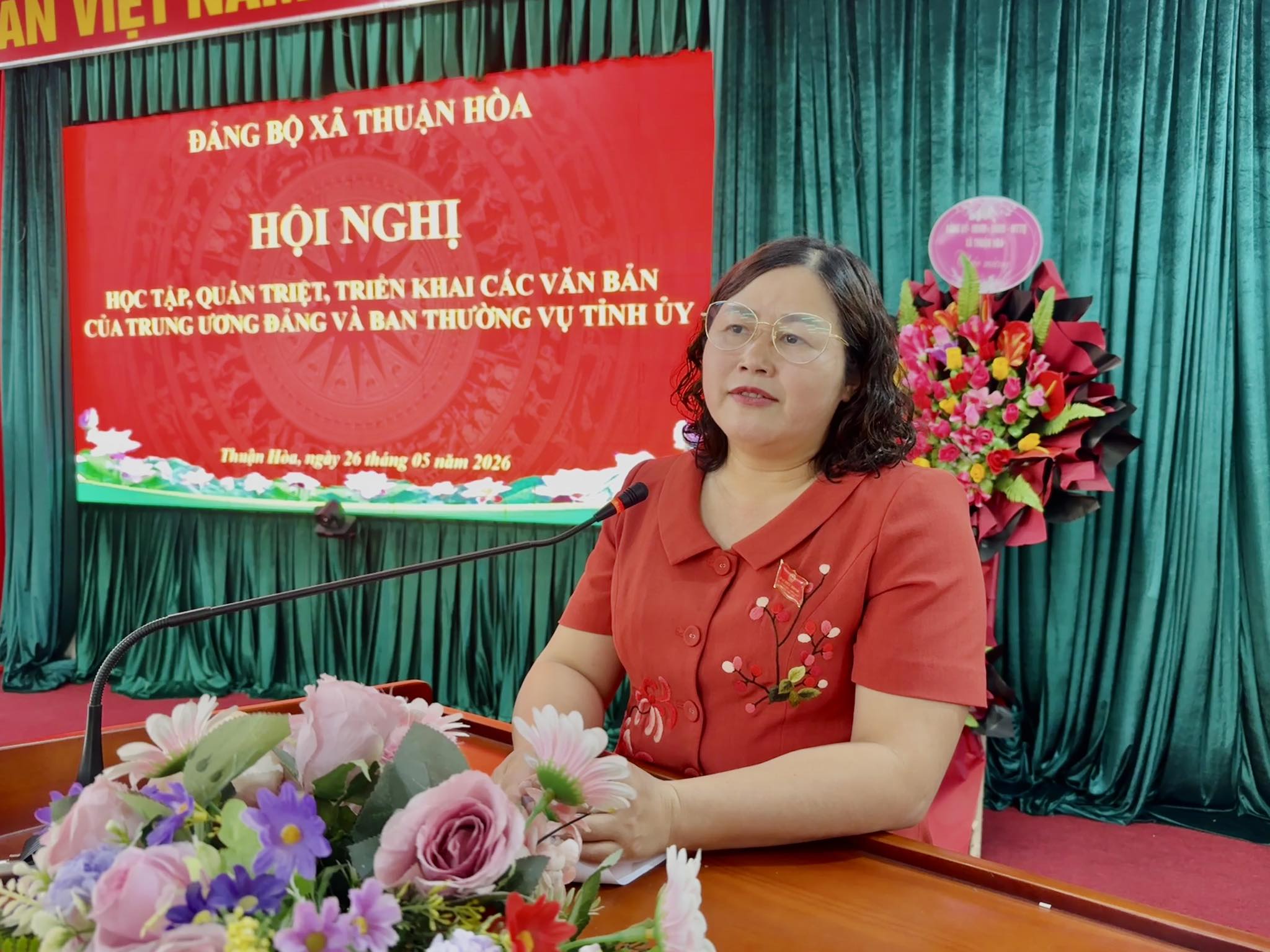 Hội nghị học tập, quán triệt, triển khai các văn bản của Trung ương Đảng và Ban Thường vụ Tỉnh ủy về sắp xếp thôn, tổ dân phố.