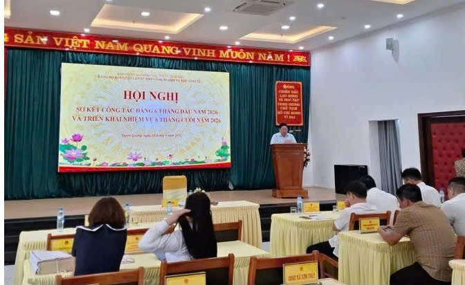 ĐẢNG UỶ BAN QUẢN LÝ CÁC KHU CÔNG NGHIỆP VÀ KHU KINH TẾ TỈNH TUYÊN QUANG TỔ CHỨC HỘI NGHỊ TOÀN ĐẢNG BỘ LẦN THỨ HAI, KHOÁ I, NHIỆM KỲ 2025-2030