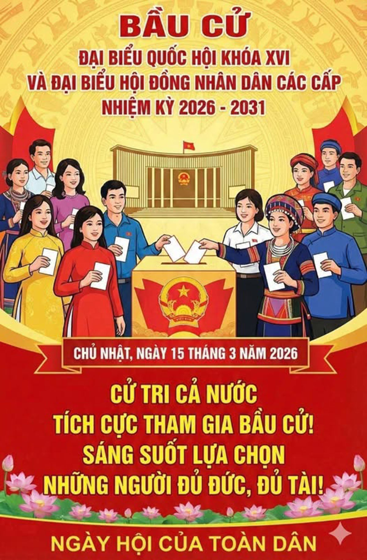 Hướng về ngày hội non sông