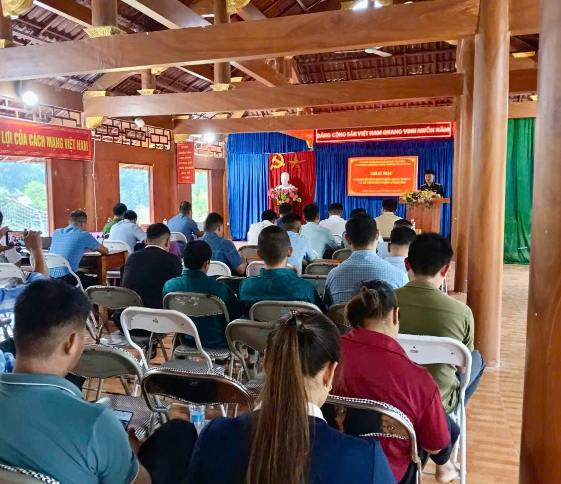 LỚP BỒI DƯỠNG KIẾN THỨC QUỐC PHÒNG VÀ AN NINH ĐỐI TƯỢNG 4 NĂM 2026