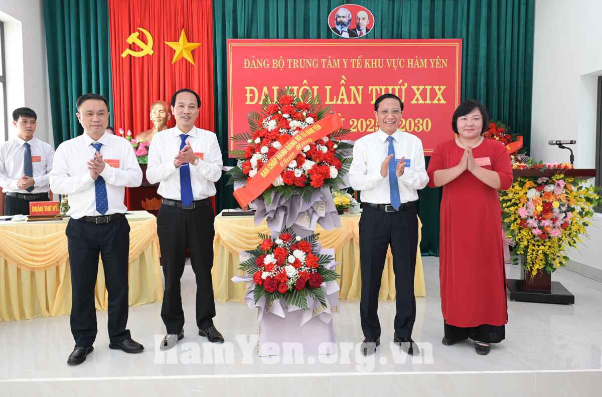Đảng bộ Trung tâm Y tế khu vực Hàm Yên tổ chức thành công Đại hội lần thứ XIX, nhiệm kỳ 2025–2030