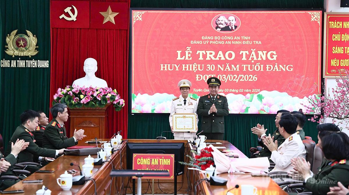 Công an tỉnh Tuyên Quang điều động lãnh đạo 4 đơn vị cấp phòng