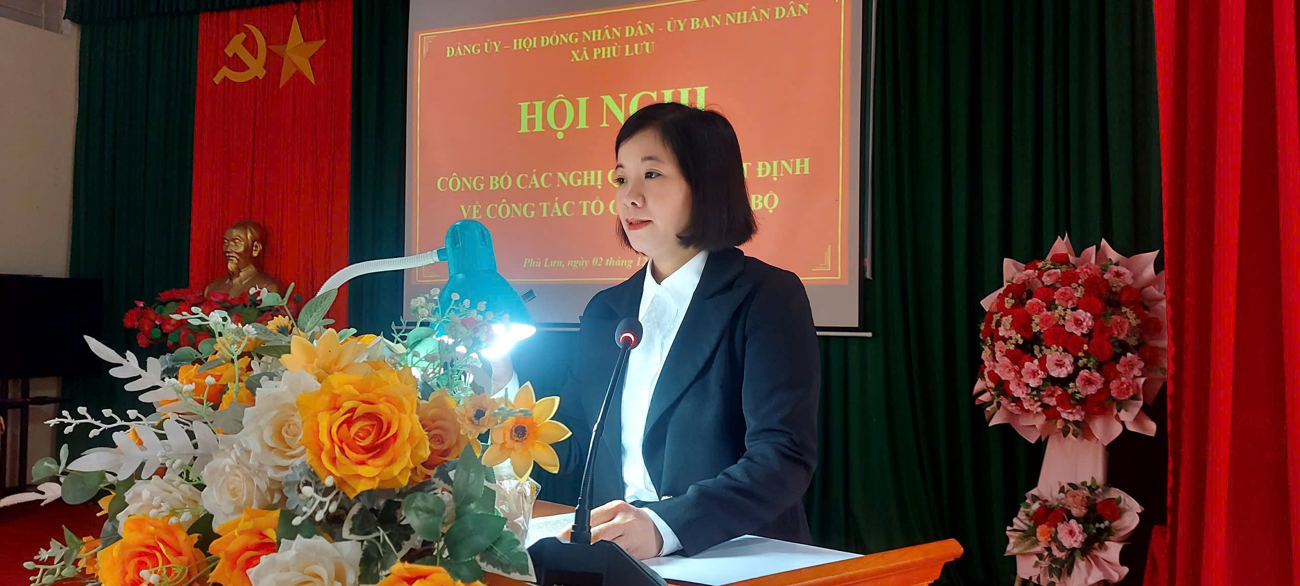 HỘI NGHỊ CÔNG BỐ CÁC NGHỊ QUYẾT ĐỊNH VỀ CÔNG TÁC TỔ CHỨC VÀ CÁN BỘ