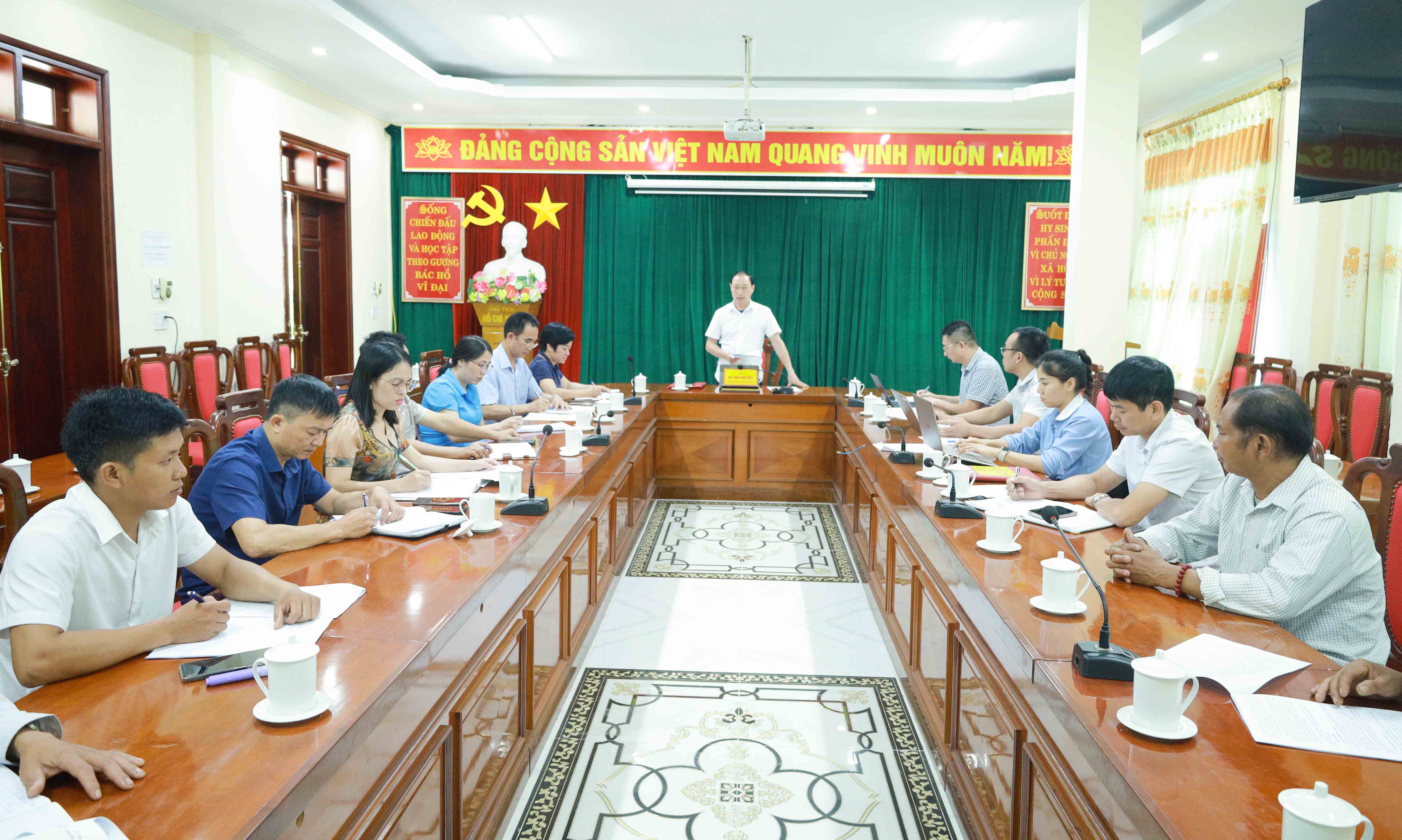 Đoàn Kiểm tra số 178 làm việc lần 2 với Ban Thường vụ Đảng uỷ Bệnh viện Đa khoa khu vực Hoàng Su Phì, Chi bộ Trung tâm Y tế khu vực Hoàng Su Phì, Chi bộ thôn Pố Ải, Chi bộ thôn Xếp