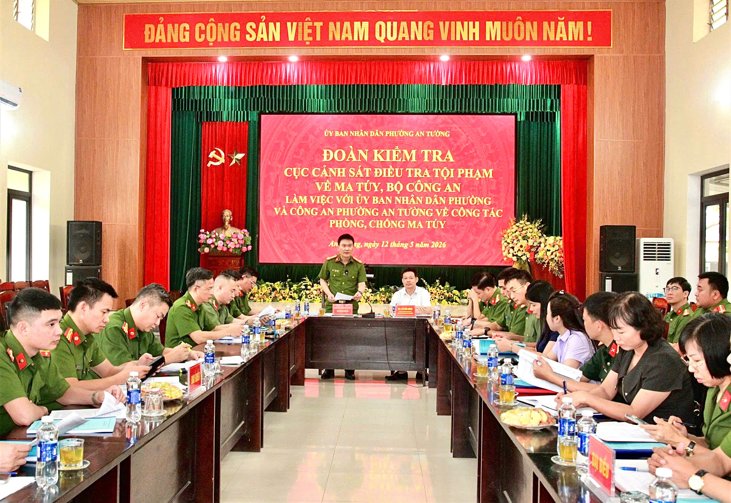 AN TƯỜNG XÂY DỰNG ĐỊA BÀN “KHÔNG MA TÚY”