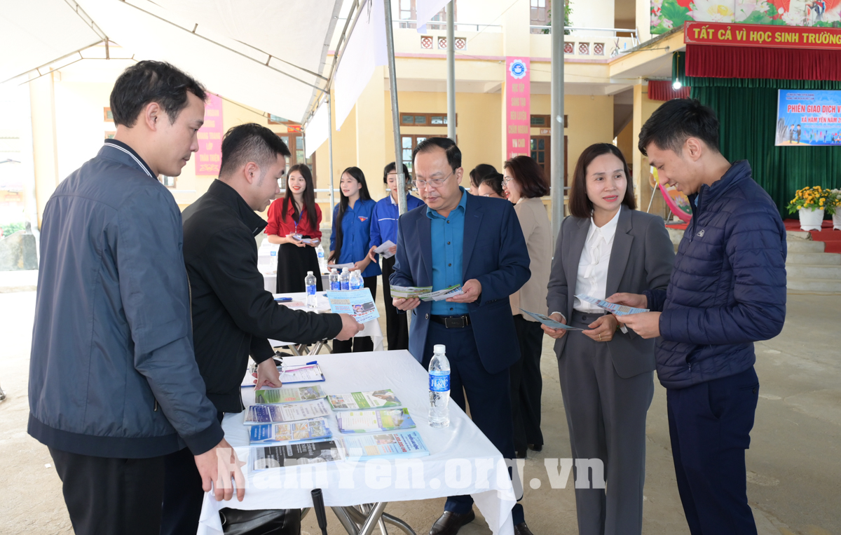 Hàm Yên tổ chức thành công 3 phiên giao dịch việc làm năm 2025