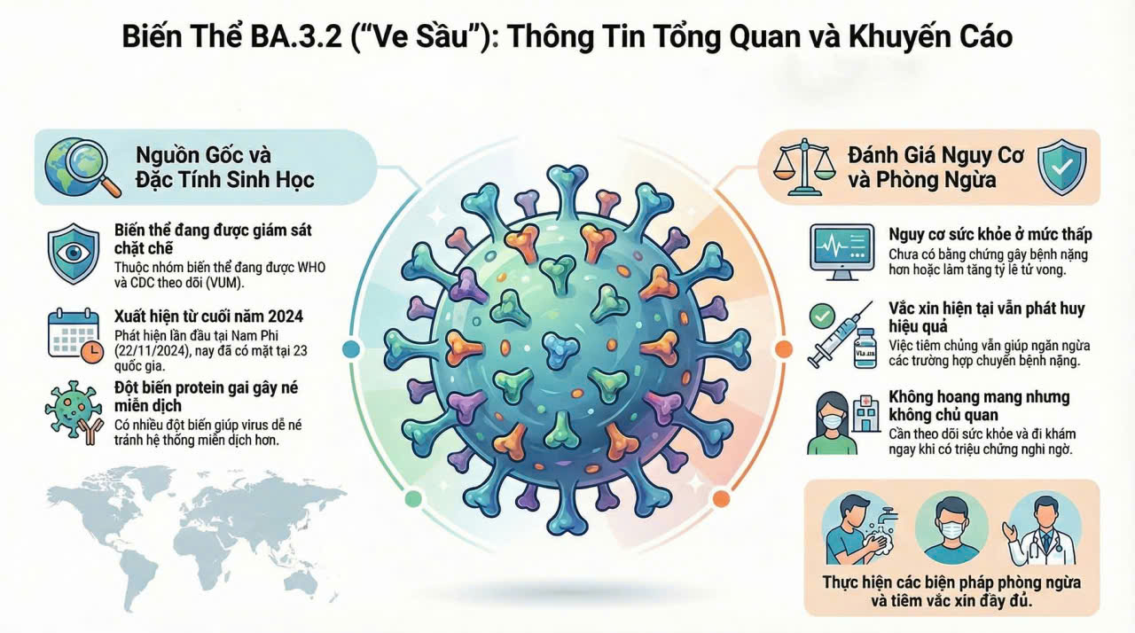 Biến thể “ve sầu” của COVID-19: Những thông tin cha mẹ cần biết để không hoang mang nhưng không chủ quan