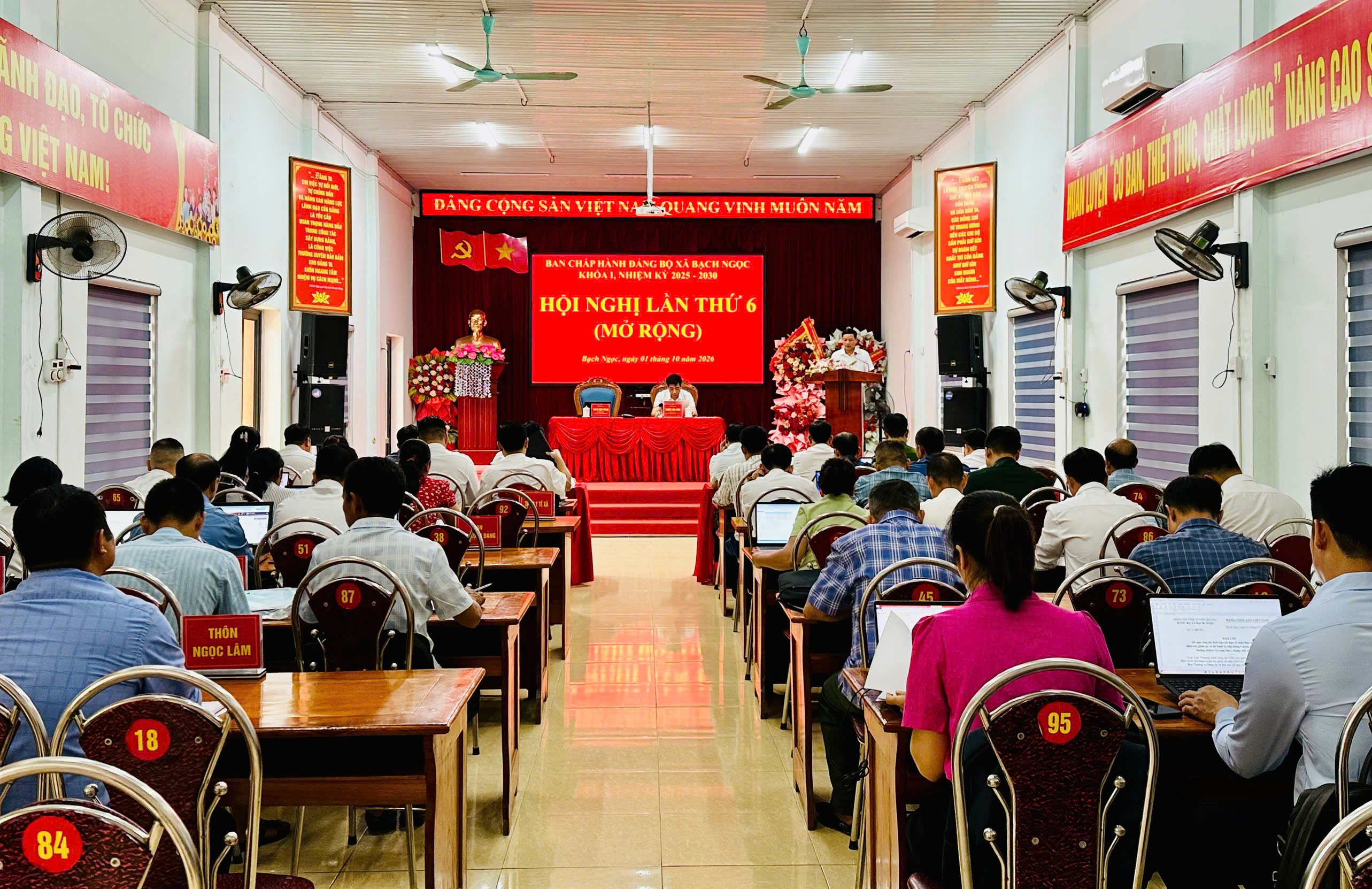 Hội nghị Ban Chấp hành xã Bạch Ngọc lần thứ 6 ( mở rộng) khóa I nhiệm kỳ 2025 - 2030