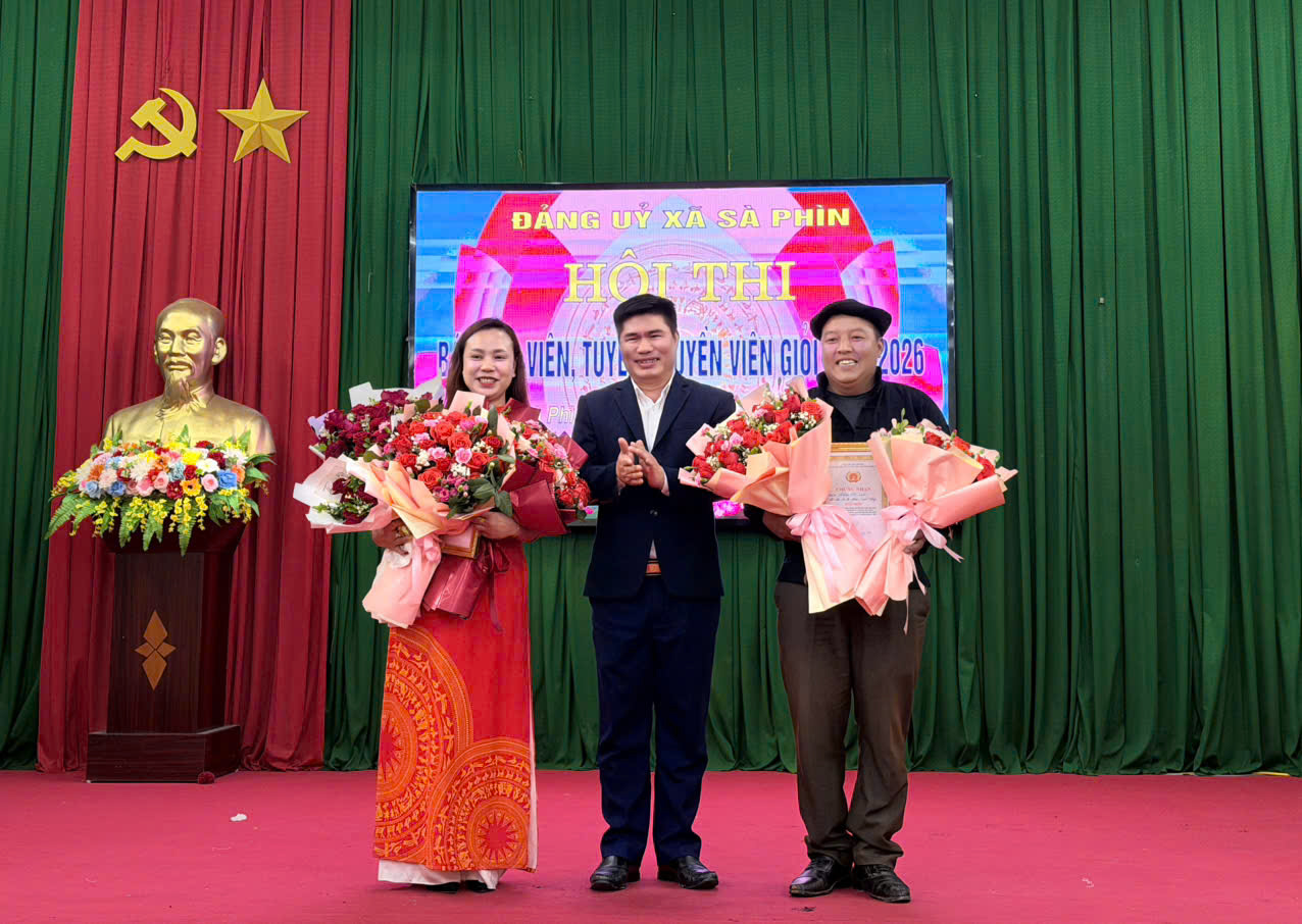 ĐẢNG ỦY XÃ SÀ PHÌN TỔ CHỨC THÀNH CÔNG HỘI THI BÁO CÁO VIÊN, TUYÊN TRUYỀN VIÊN GIỎI NĂM 2026
