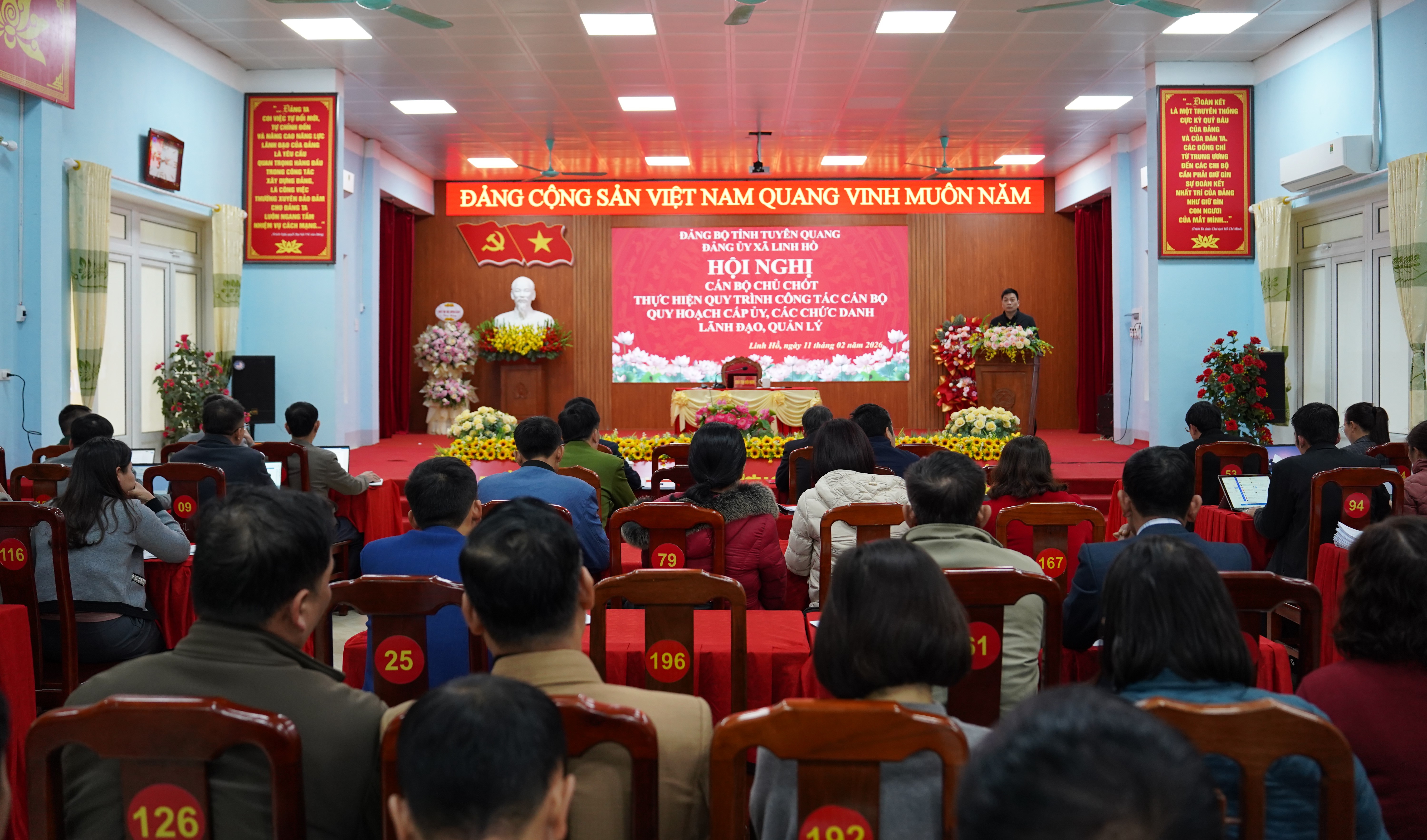 Hội nghị công tác tổ chức cán bộ, quy hoạch cấp uỷ và các chức danh lãnh đạo, quản lý