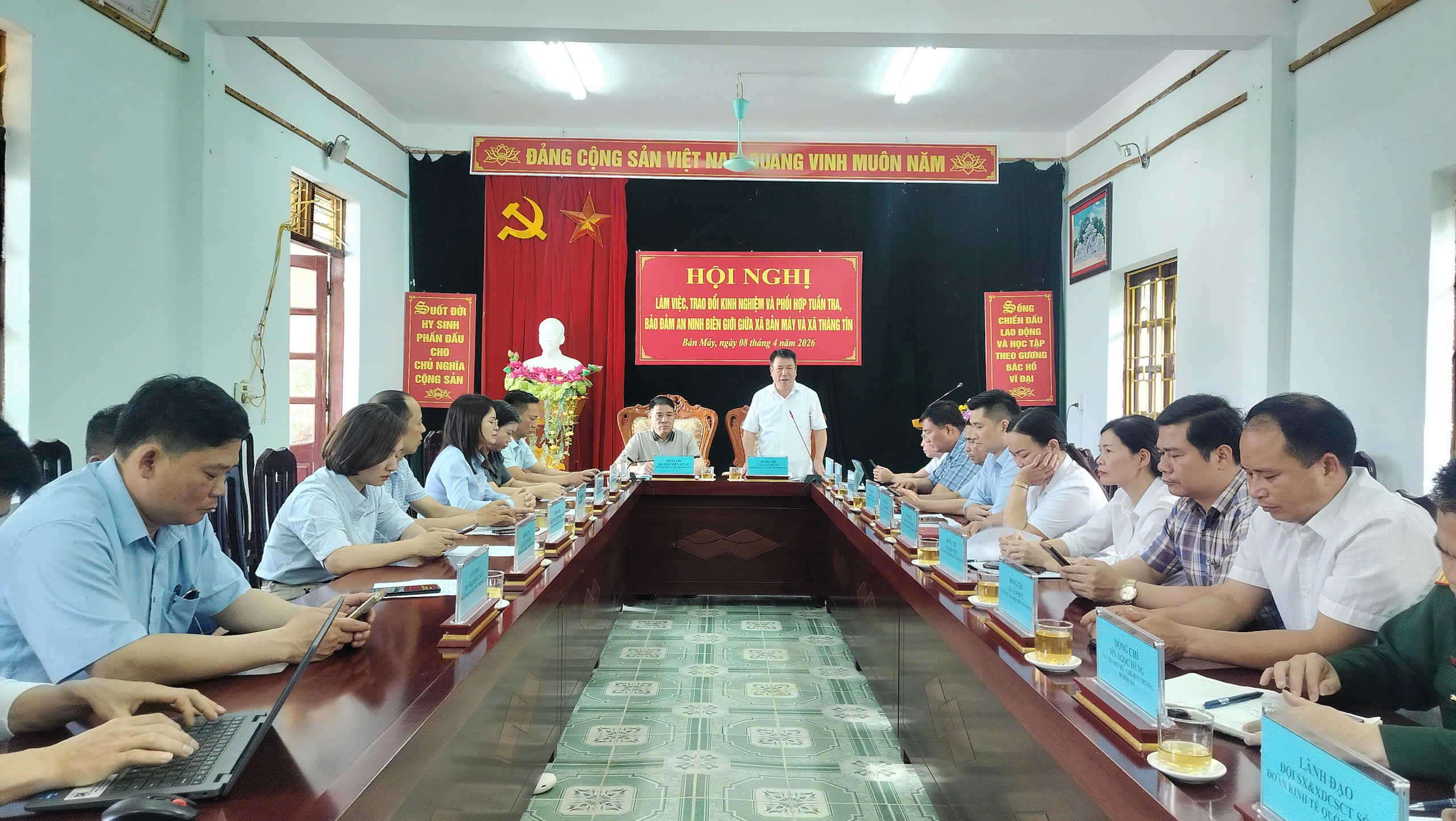 BẢN MÁY- THÀNG TÍN TĂNG CƯỜNG PHỐI HỢP ĐẢM BẢO AN NINH BIÊN GIỚI