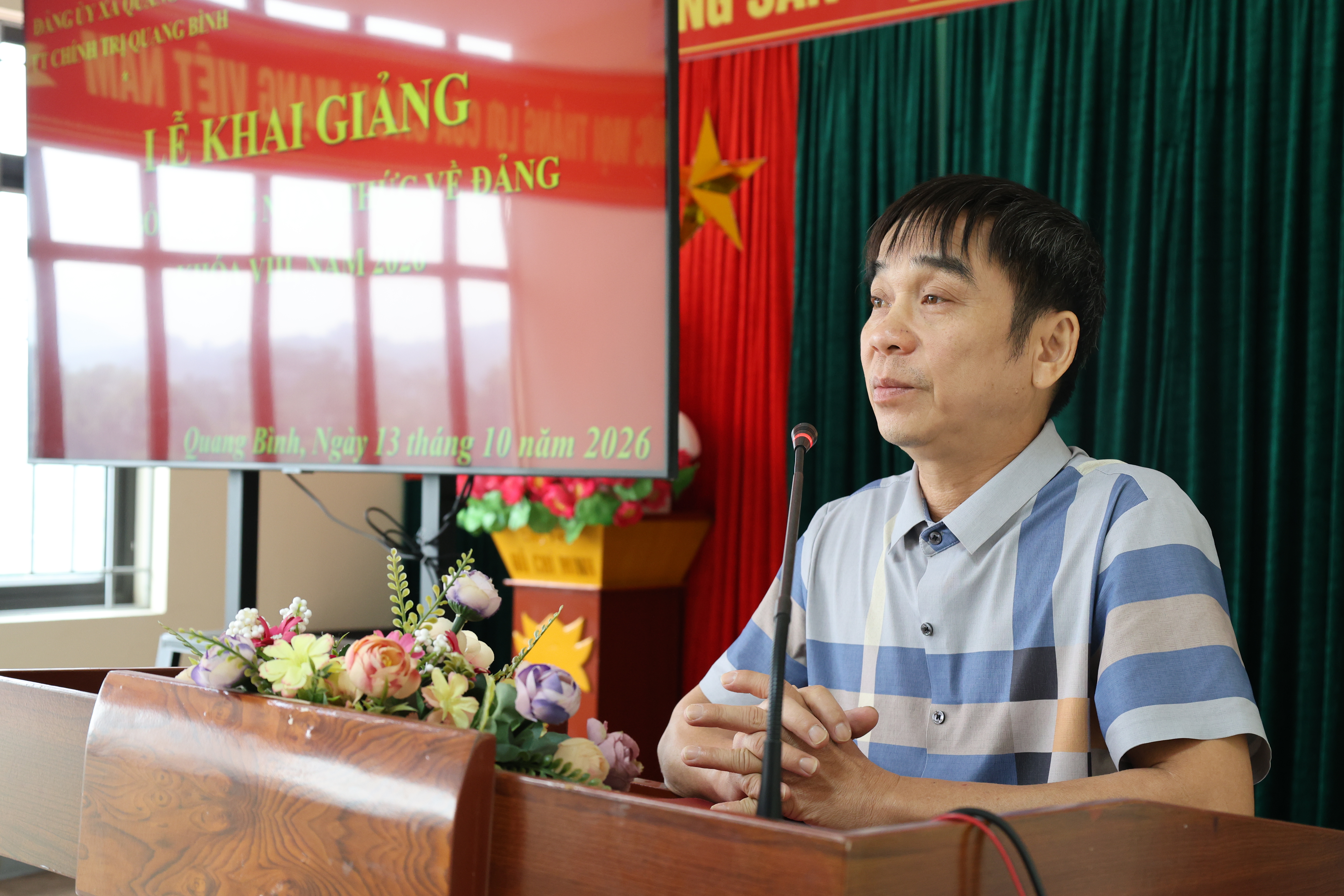 (Quang Bình – Tuyên Quang) Khai giảng lớp bồi dưỡng nhận thức về Đảng khóa VIII, năm 2026: Bồi dưỡng lý tưởng, tạo nguồn phát triển Đảng