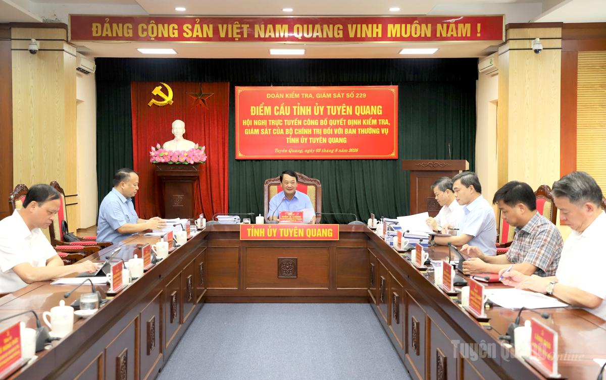 Thường trực Tỉnh ủy cho ý kiến về các chủ trương của tỉnh