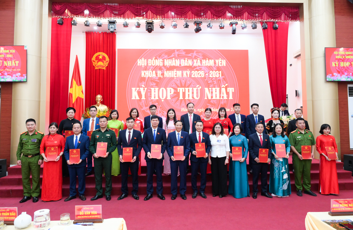 Kỳ họp thứ nhất HĐND xã Hàm Yên khóa II, nhiệm kỳ 2026–2031