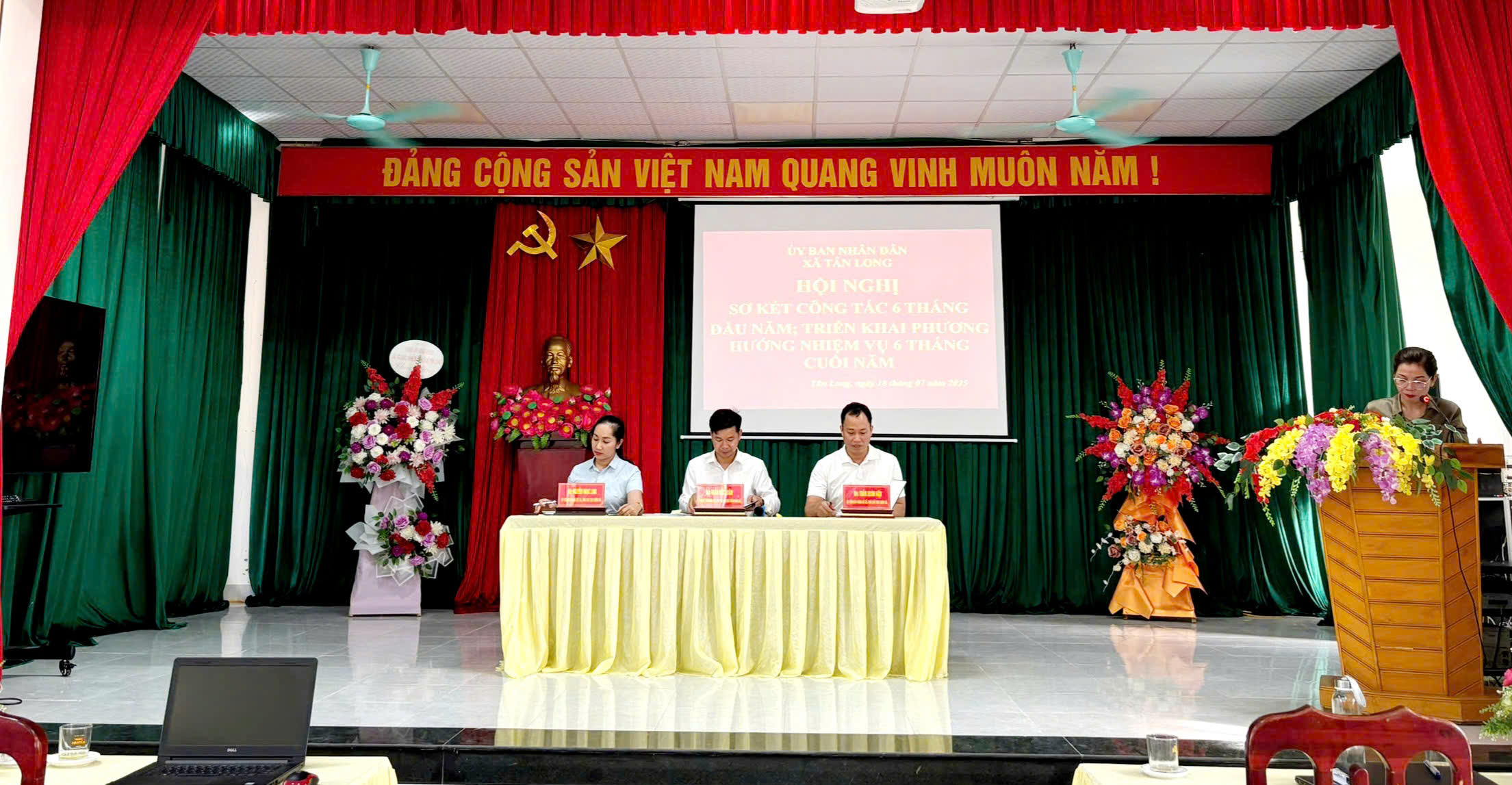 UỶ BAN NHÂN DÂN XÃ TÂN LONG TỔ CHỨC HỘI NGHỊ HỌP MỞ RỘNG ĐÁNH GIÁ CÔNG TÁC 6 THÁNG ĐẦU NĂM VÀ TRIỂN KHAI PHƯƠNG HƯỚNG NHIỆM VỤ 6 THÁNG CUỐI NĂM 2025