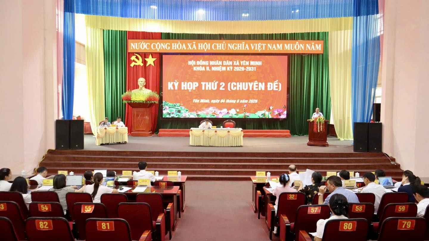 KỲ HỌP THỨ HAI (CHUYÊN ĐỀ) HĐND XÃ YÊN MINH KHÓA II, NHIỆM KỲ 2026 - 2031