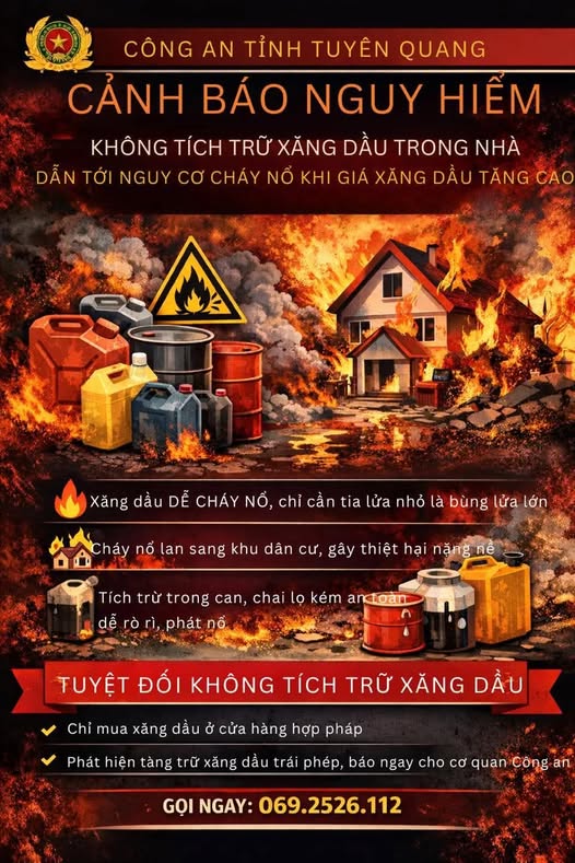 KHÔNG TÍCH TRỮ XĂNG DẦU KHI GIÁ TĂNG ĐỘT BIẾN