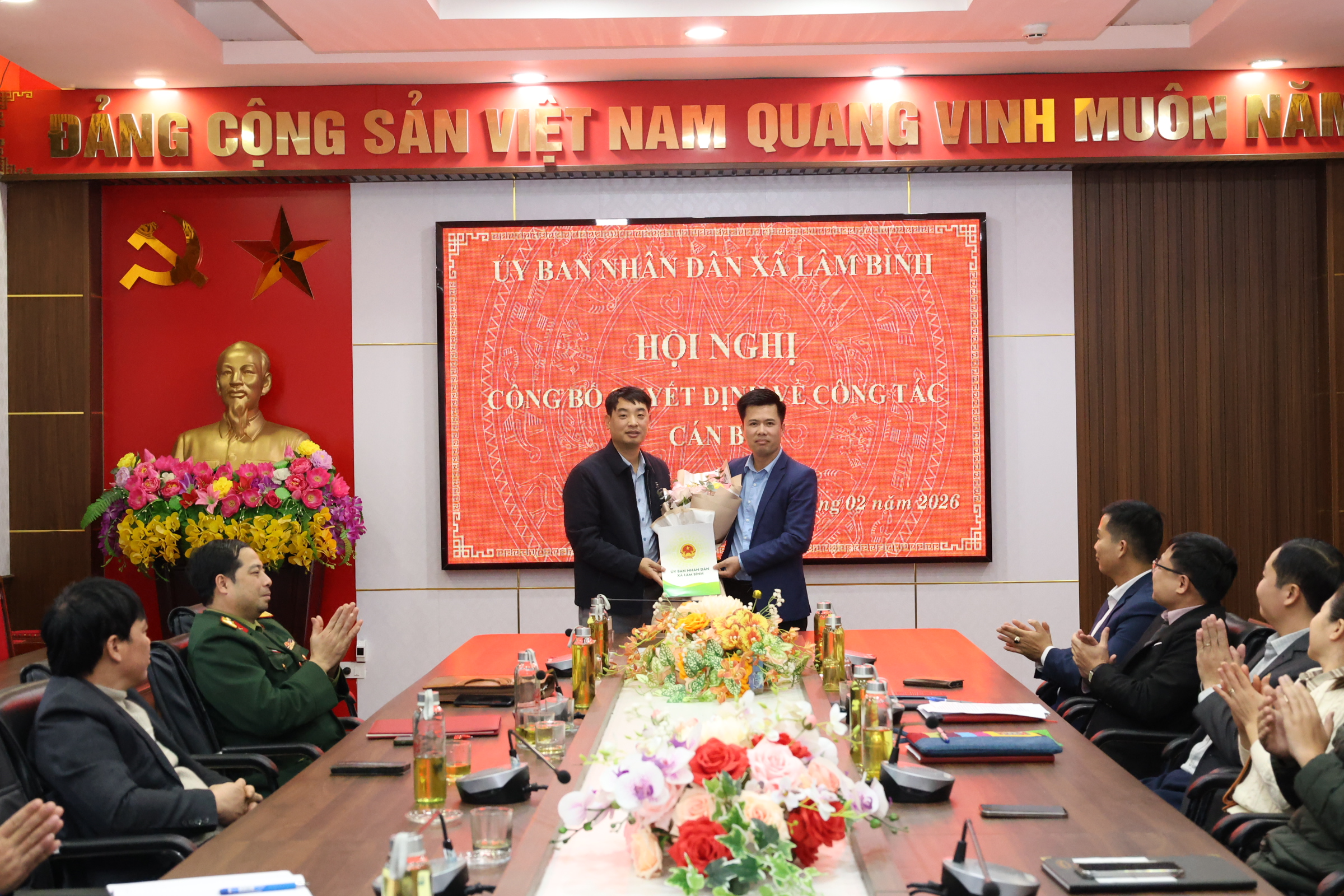 Hội nghị công bố Quyết định về công tác cán bộ