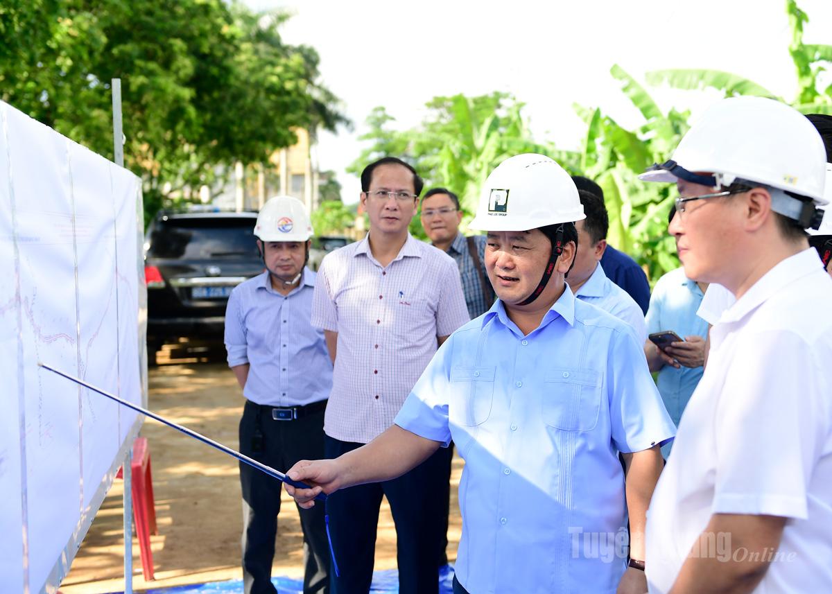 Bí thư Tỉnh ủy Hầu A Lềnh kiểm tra tiến độ thực hiện một số dự án tại Tân Trào