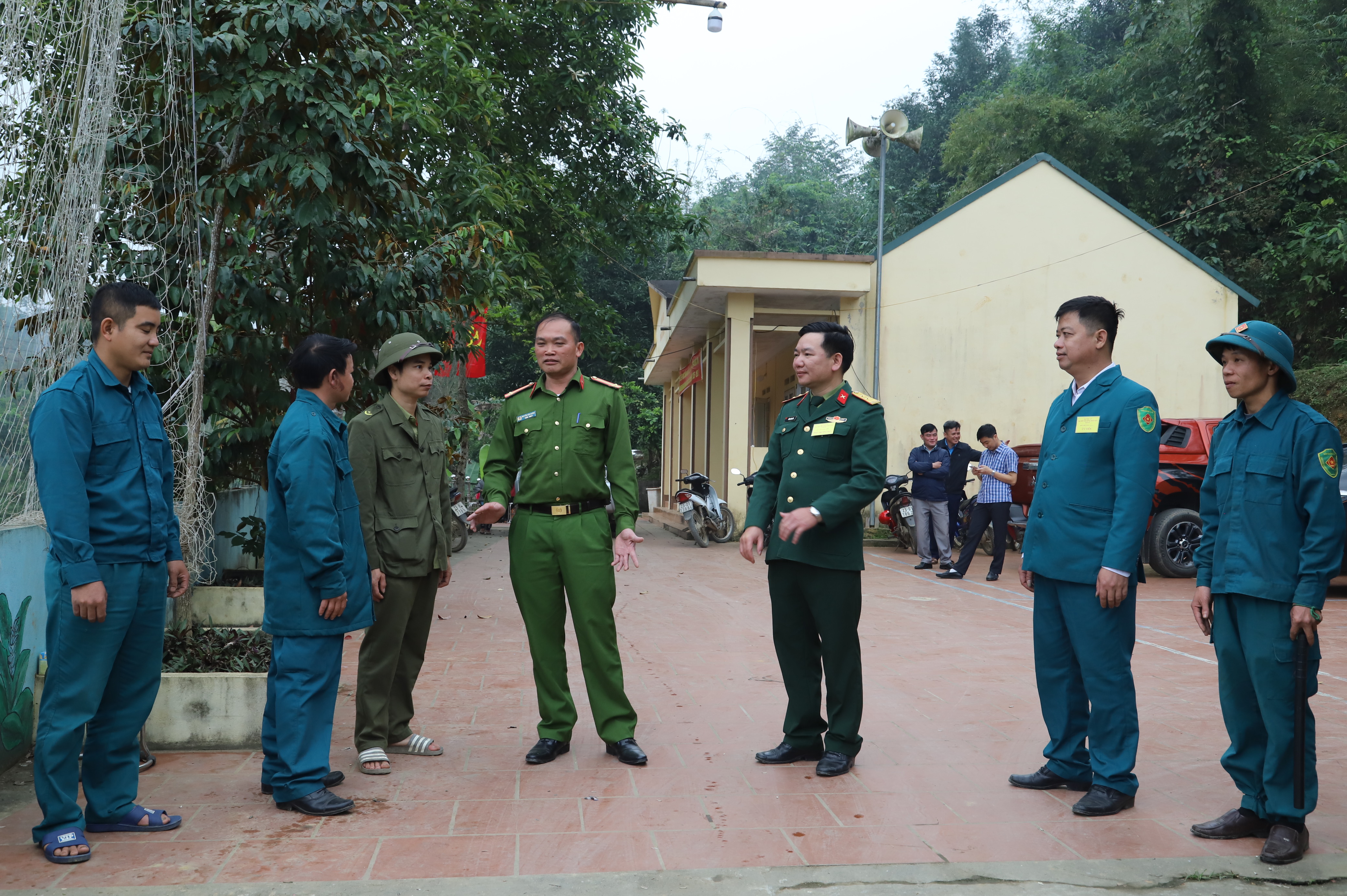 Lực lượng vũ trang xã Liên Hiệp đảm bảo tuyệt đối an ninh phục vụ công tác bầu cử 