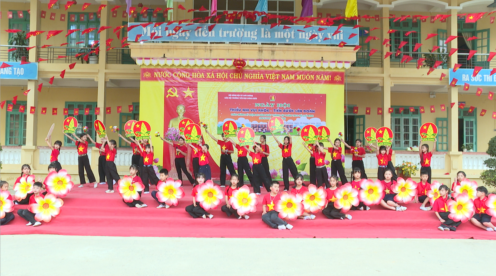 Ngày hội thiếu nhi vui khỏe – Tiến bước lên Đoàn, chào mừng kỷ niệm 95 năm Ngày thành lập Đoàn TNCS Hồ Chí Minh 