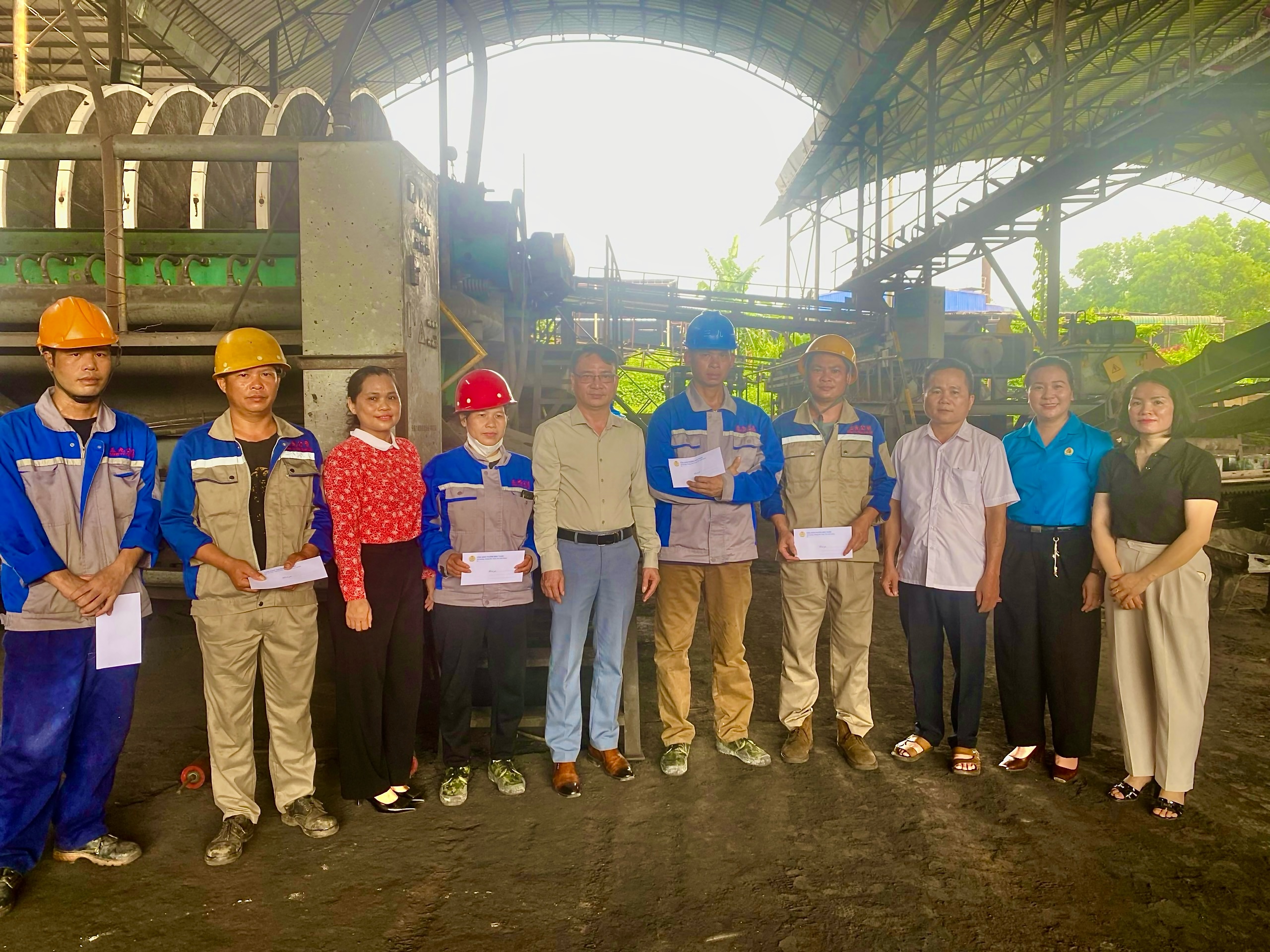 CÔNG ĐOÀN PHƯỜNG BÌNH THUẬN KHẢO SÁT TÌNH HÌNH ĐỜI SỐNG ĐOÀN VIÊN, NGƯỜI LAO ĐỘNG TẠI CÔNG TY TNHH TAM CỬU