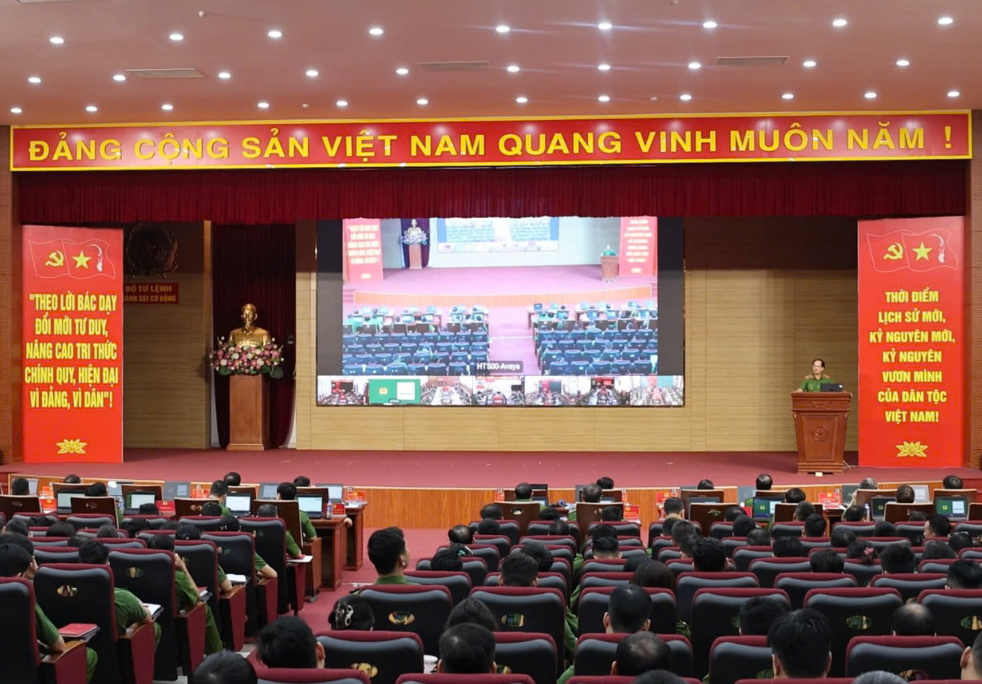 BỘ TƯ LỆNH CẢNH SÁT CƠ ĐỘNG ĐẨY MẠNH NHIỆM VỤ CHUYỂN ĐỔI SỐ