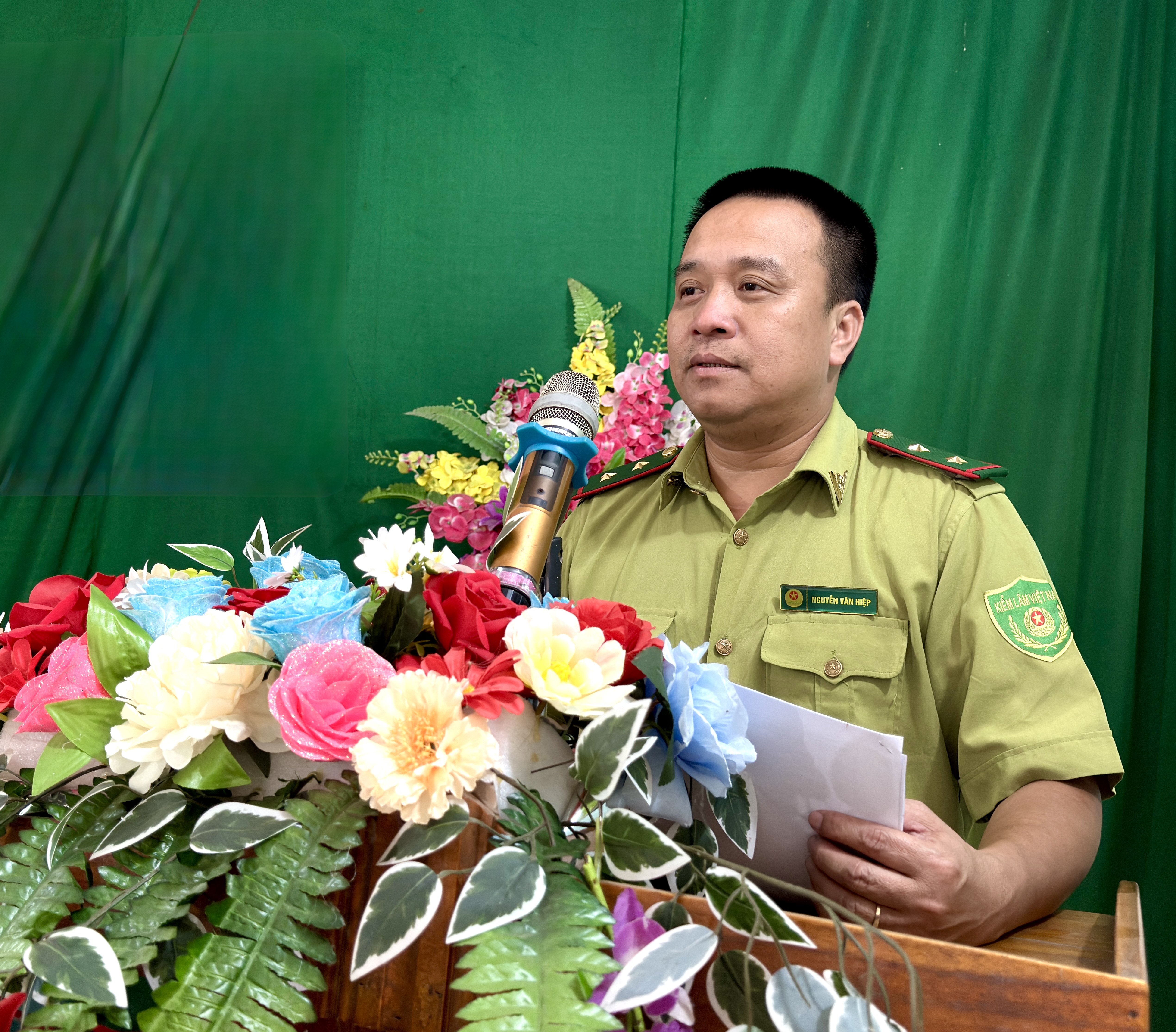 TỔ KIỂM LÂM ĐỊA BÀN XÃ YÊN PHÚ TĂNG CƯỜNG CÔNG TÁC TUYÊN TRUYỀN QUẢN LÝ, BẢO VỆ RỪNG, PHÁT TRIỂN RỪNG VÀ PHÒNG CHÁY CHỮA CHÁY RỪNG