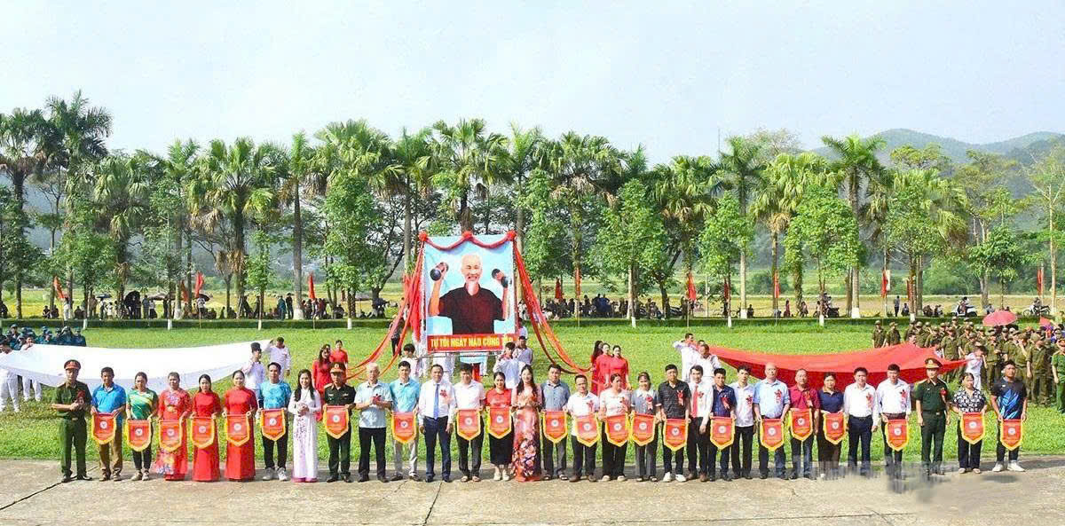 Khai mạc Đại hội Thể dục, thể thao xã Minh Thanh lần thứ I