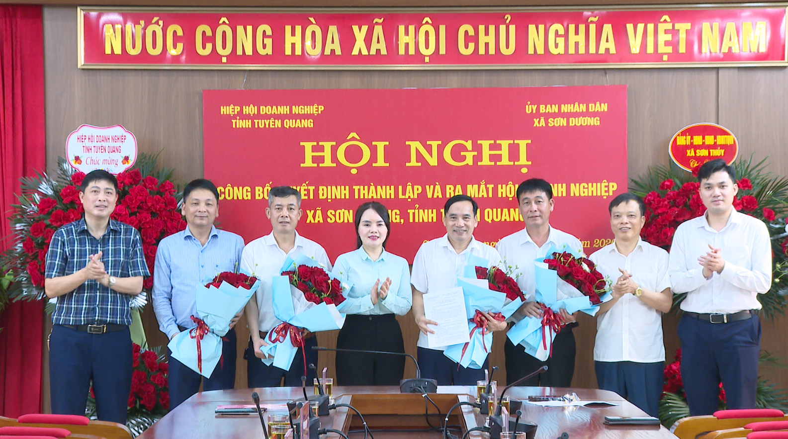 Sơn Dương ra mắt hội doanh nghiệp xã – tạo động lực phát triển kinh tế địa phương